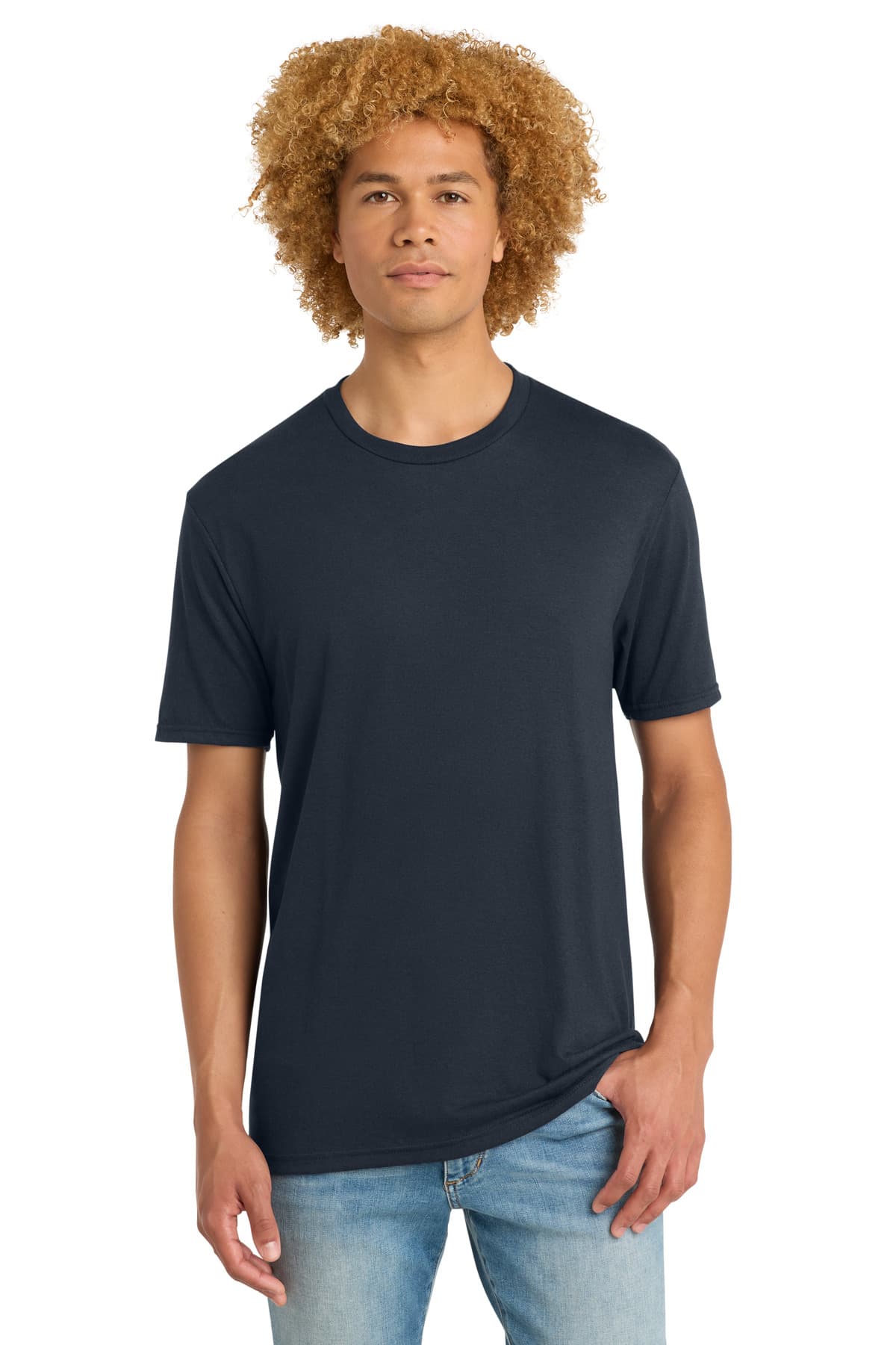 District ® Perfect Tri ® DTG Tee — New Navy