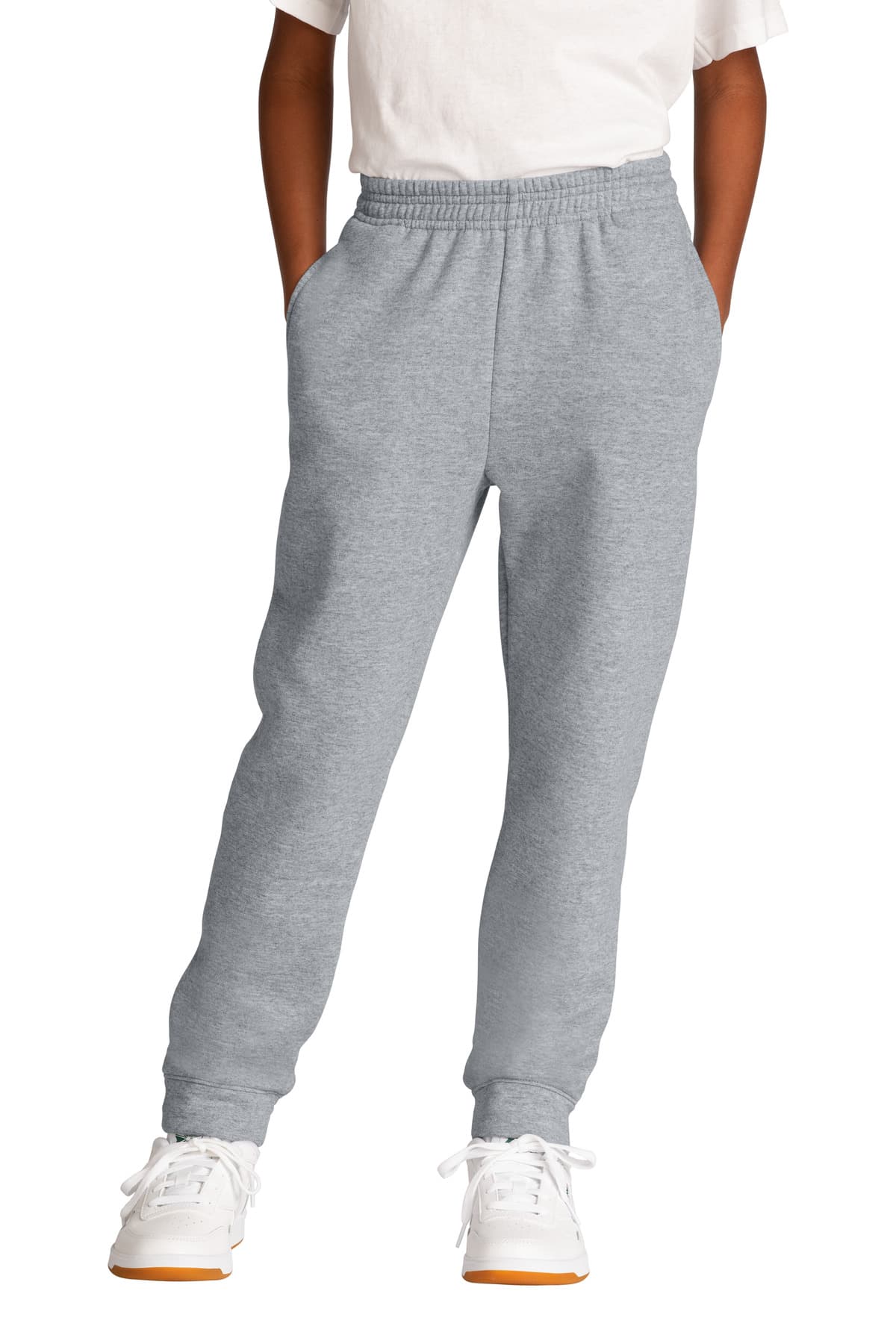 Port & Co  Youth Core Fleece Jogger — Athletic Heather