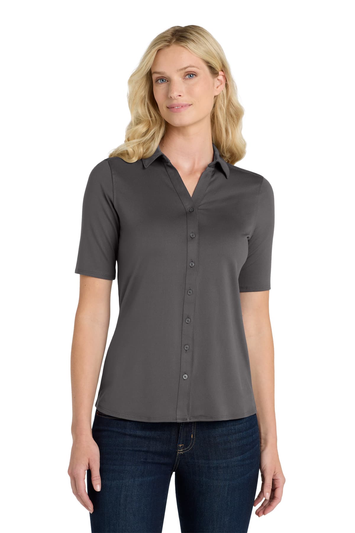 Port Authority ® Women's City Stretch Top — Graphite