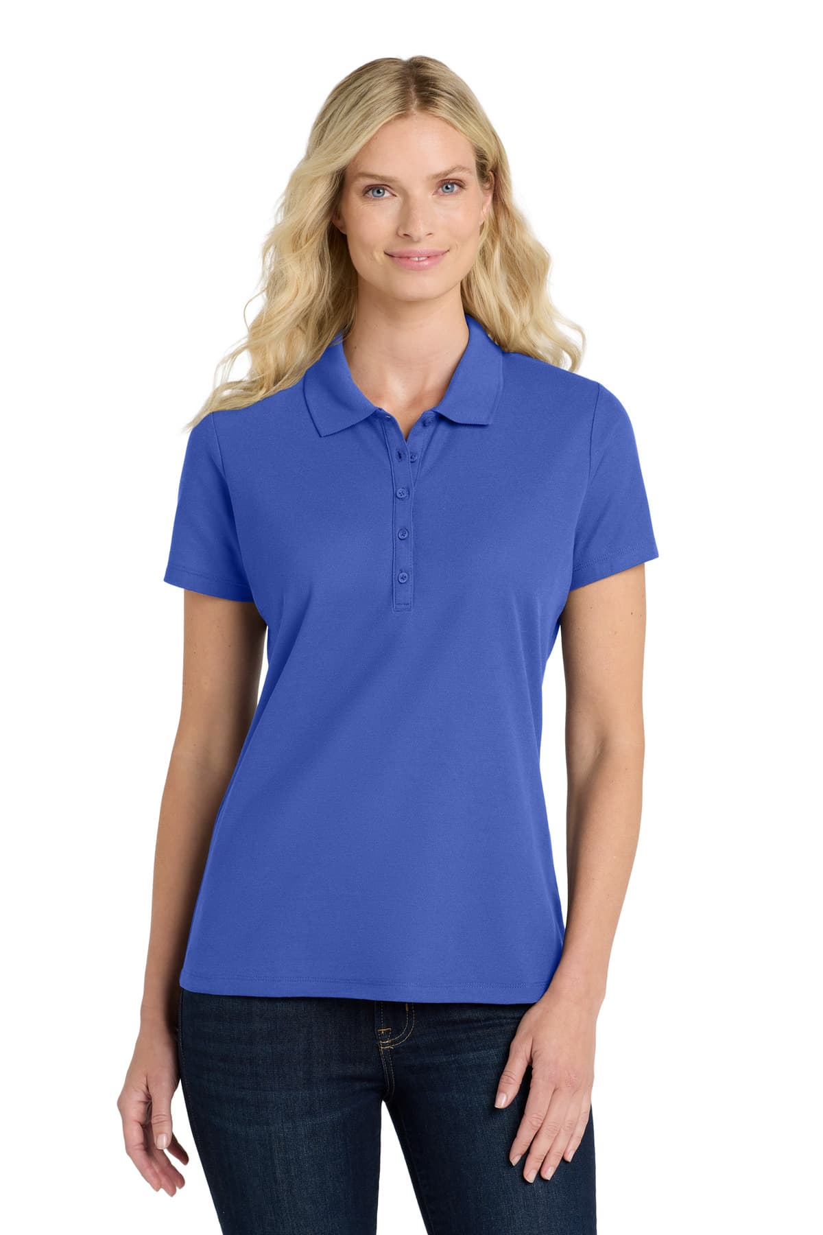 Port Authority ® Women's SuperPro React  Polo — True Royal