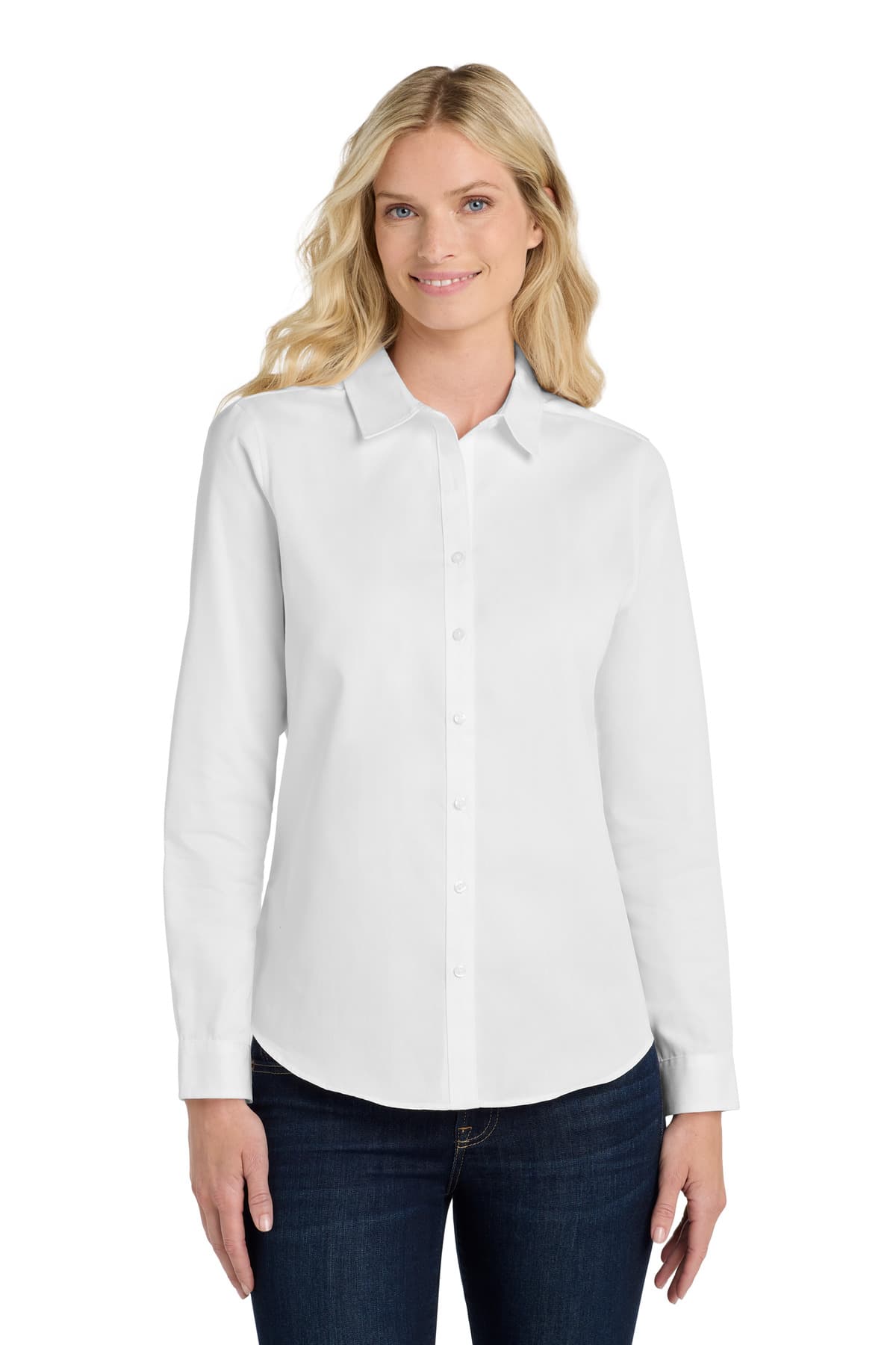 Port Authority ® Women's Long Sleeve SuperPro React  Twill Shirt