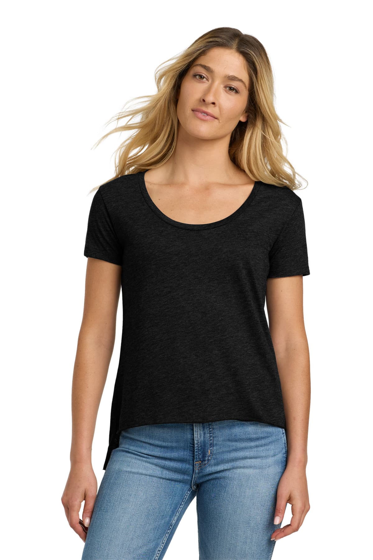 Next Level Apparel ® Women's Festival Scoop Neck Tee — Black