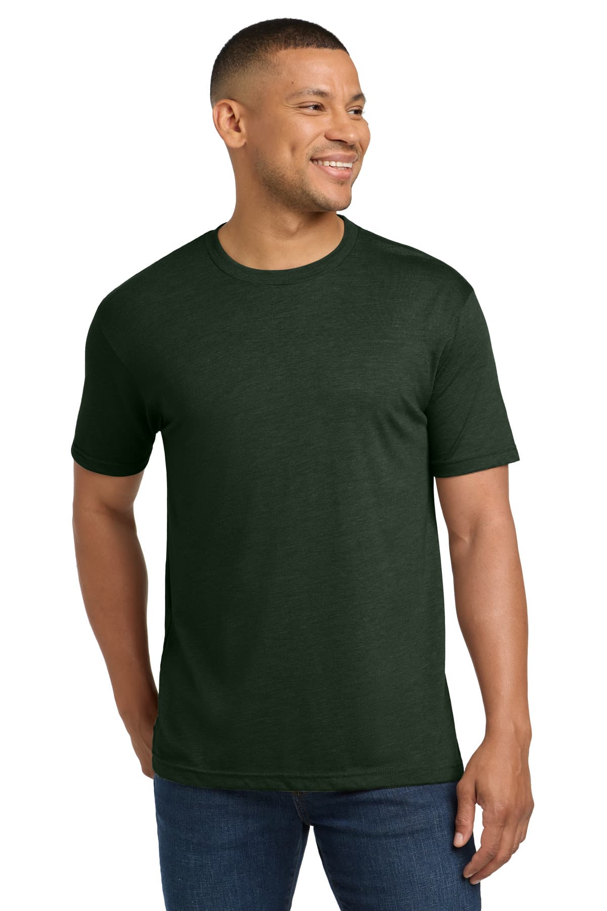 Next Level Apparel ® Adult Tri-Blend Tee — Black Forest