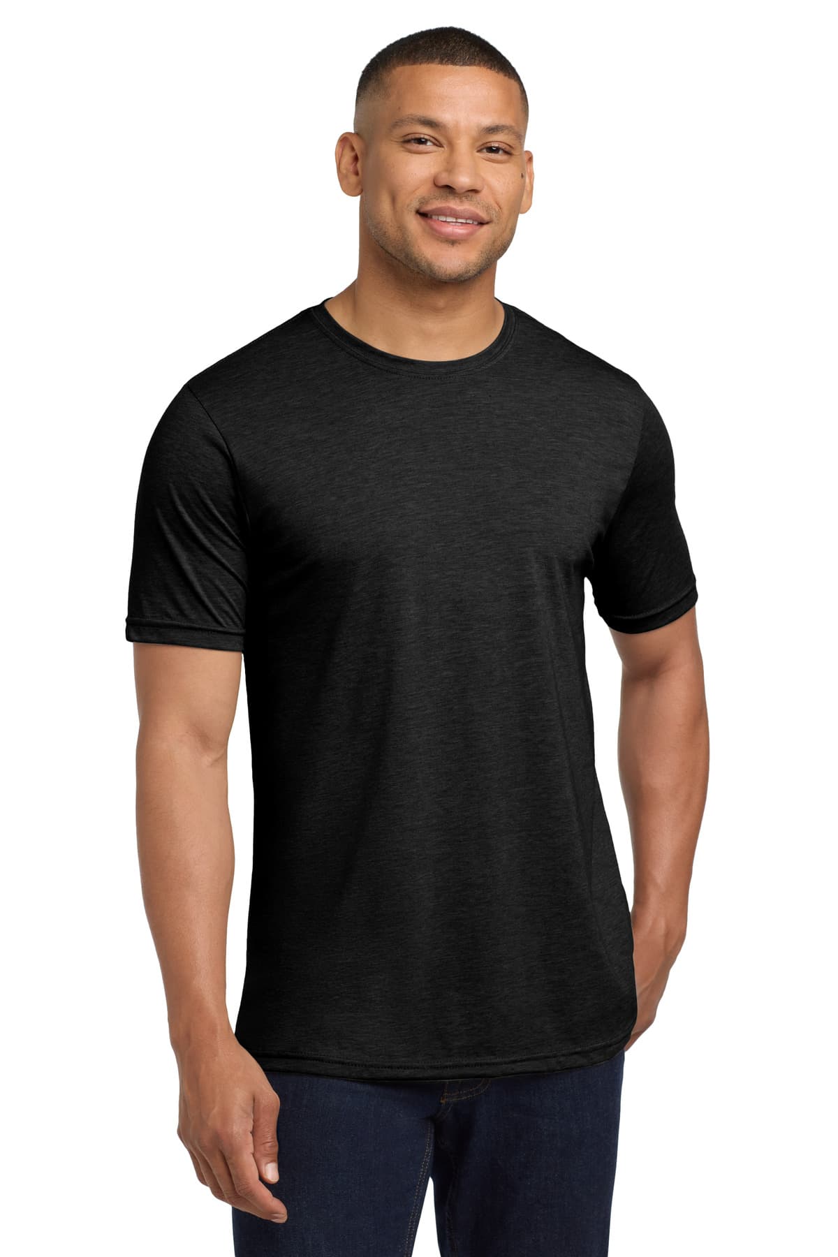 Next Level Apparel ® Adult Poly/Cotton Tee — Black
