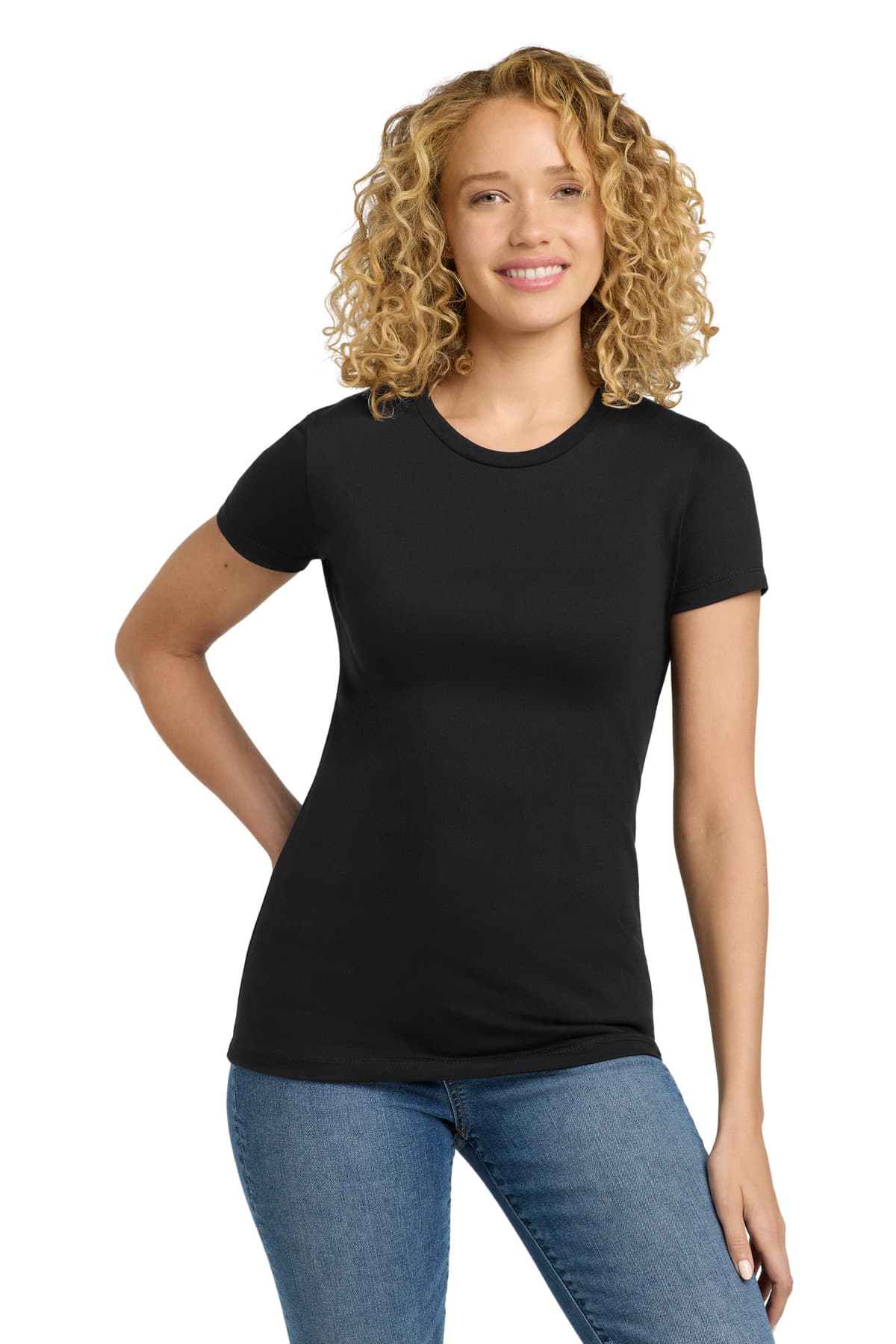 Next Level Apparel ® Women's CVC Tee — Black