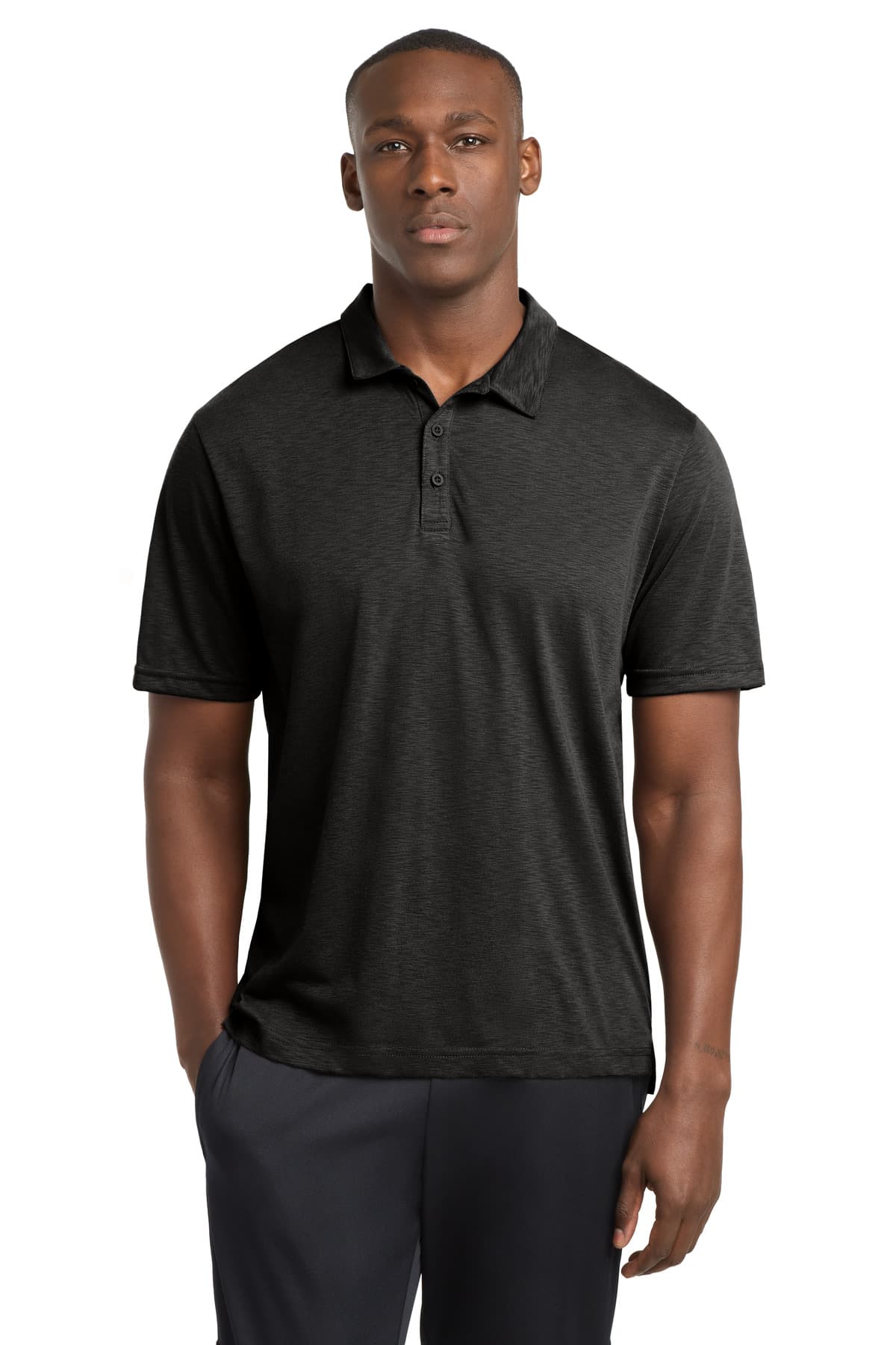 Sport-Tek ® PosiCharge ® Strive Polo — Black