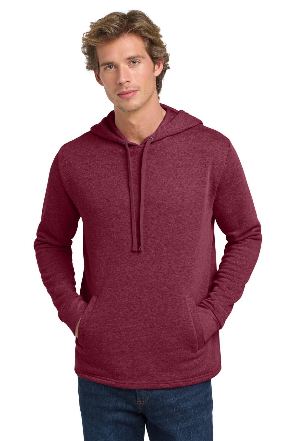 Next Level Apparel ® Adult Malibu Pullover Hoodie — Heather Cardinal