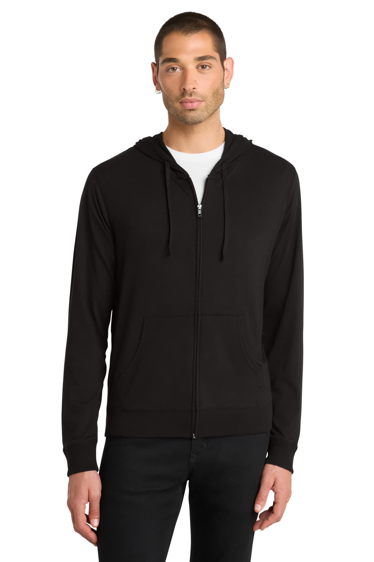 District ® Jersey Full-Zip Hoodie