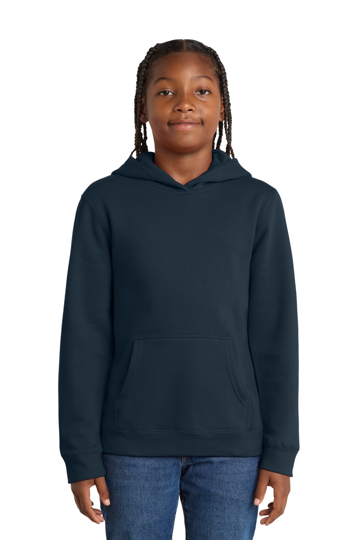 District ® Youth V.I.T.  Fleece Hoodie — New Navy