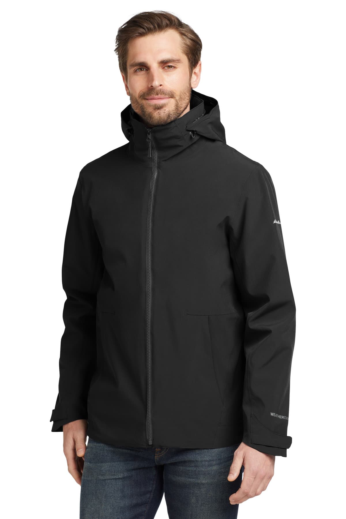 Eddie Bauer ® WeatherEdge ® 3-in-1 Jacket — Black/ Storm Grey