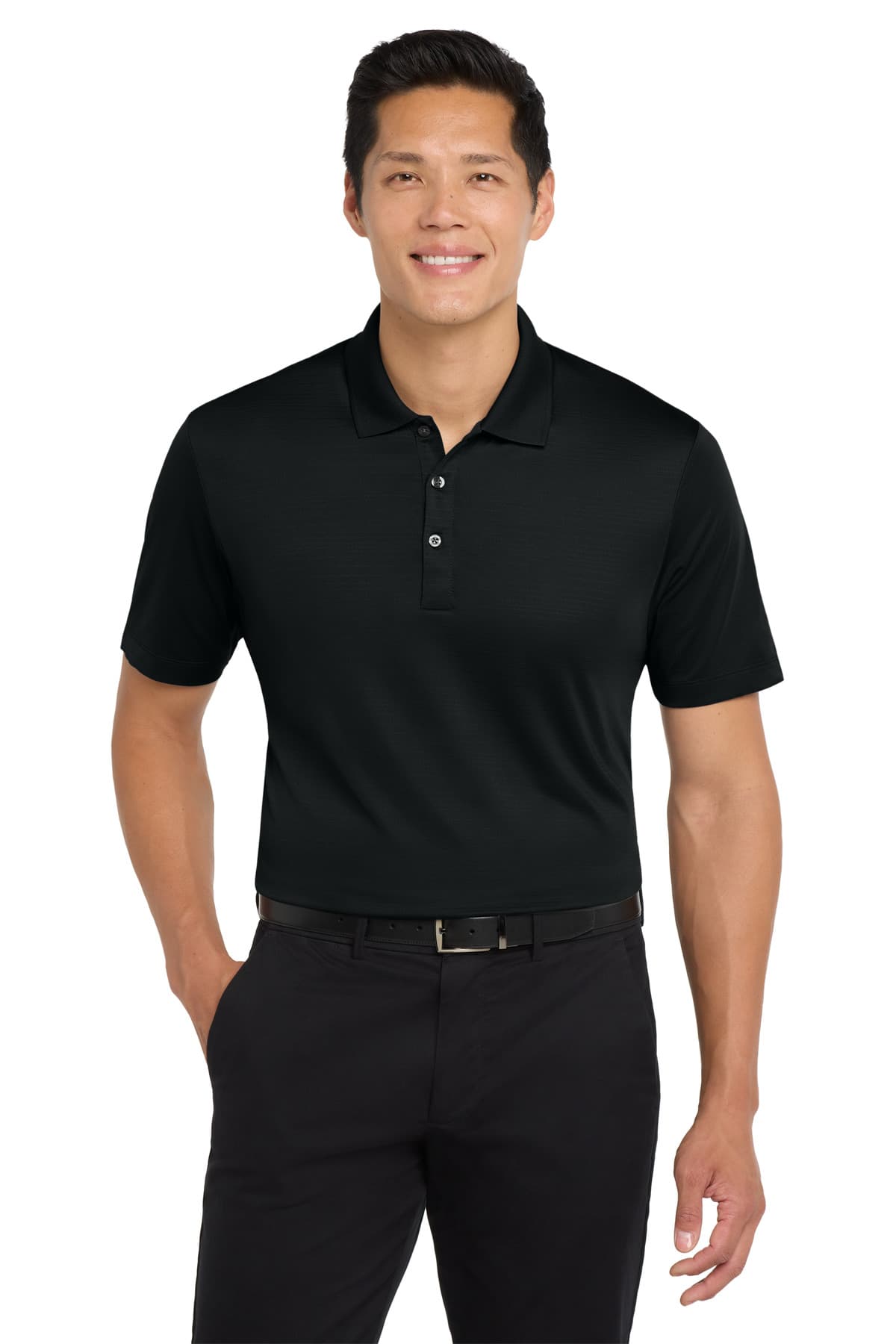 Port Authority ® Eclipse Stretch Polo — Deep Black