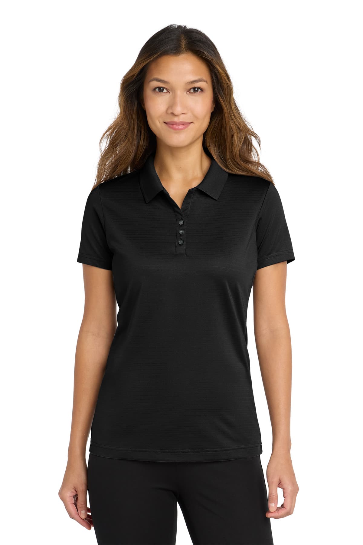 Port Authority ® Women's Eclipse Stretch Polo — Deep Black