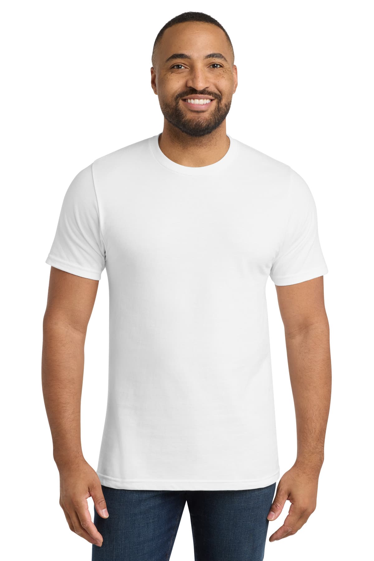 Port & Co  Bouncer Tee — White