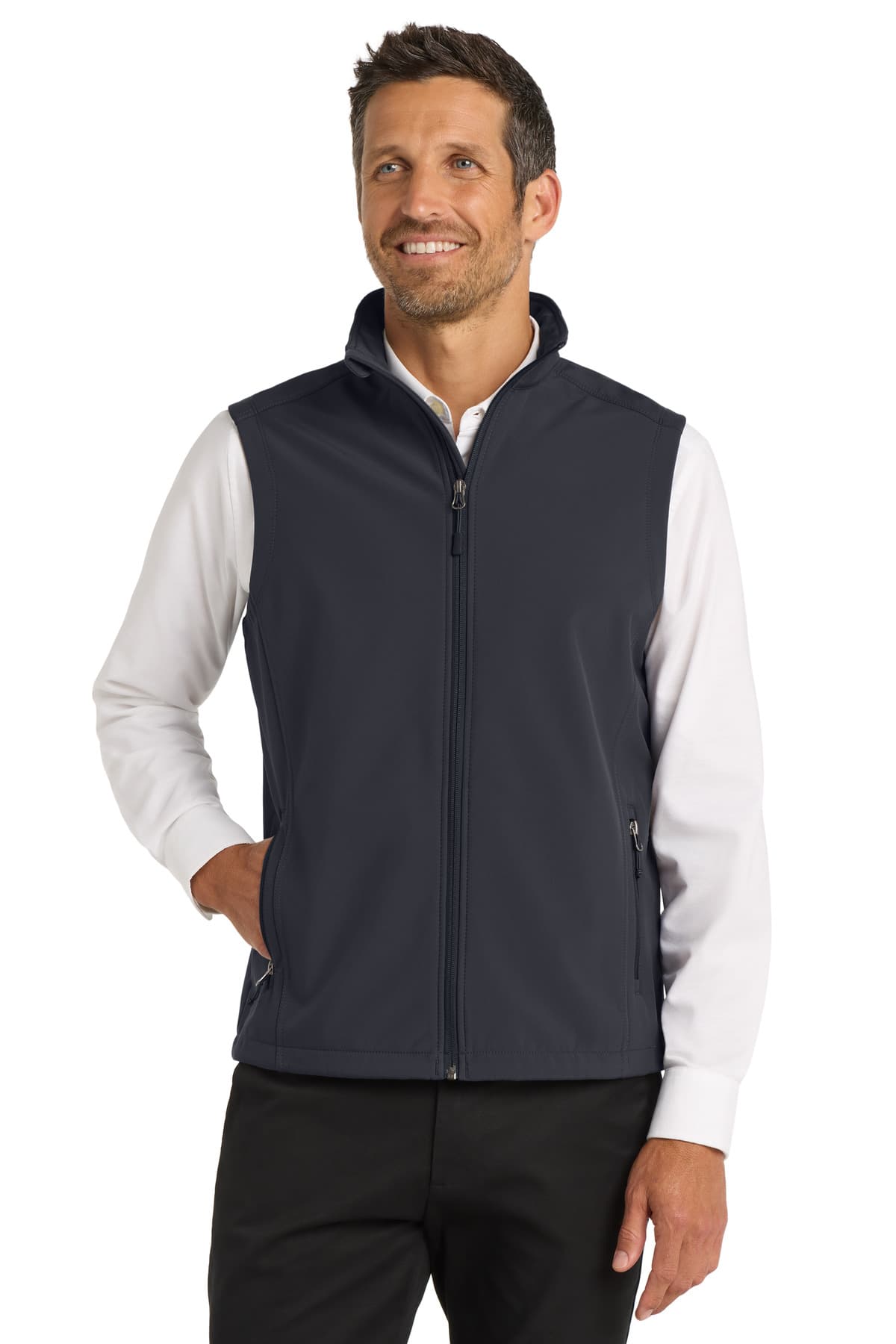 Port Authority ® Core Soft Shell Vest — Battleship Grey