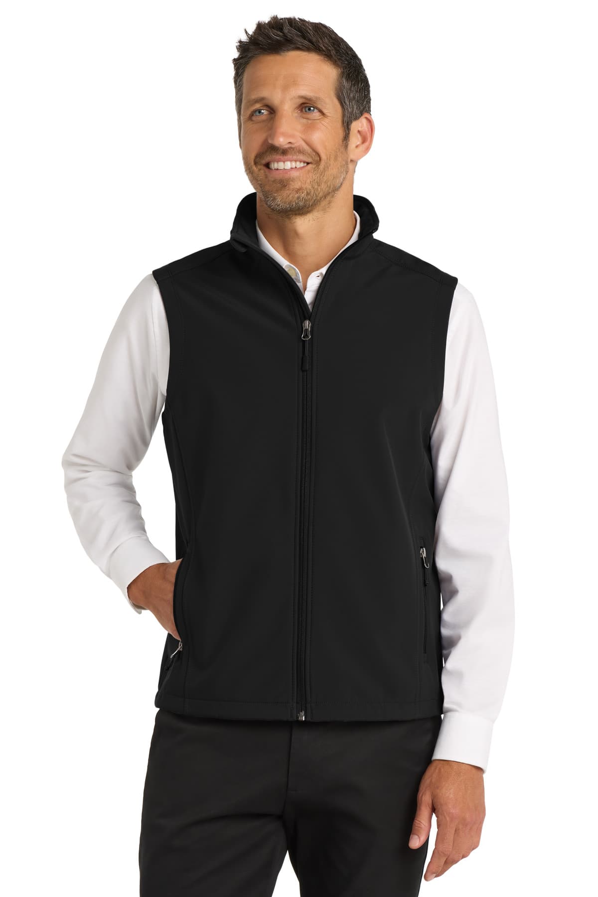Port Authority ® Core Soft Shell Vest — Black