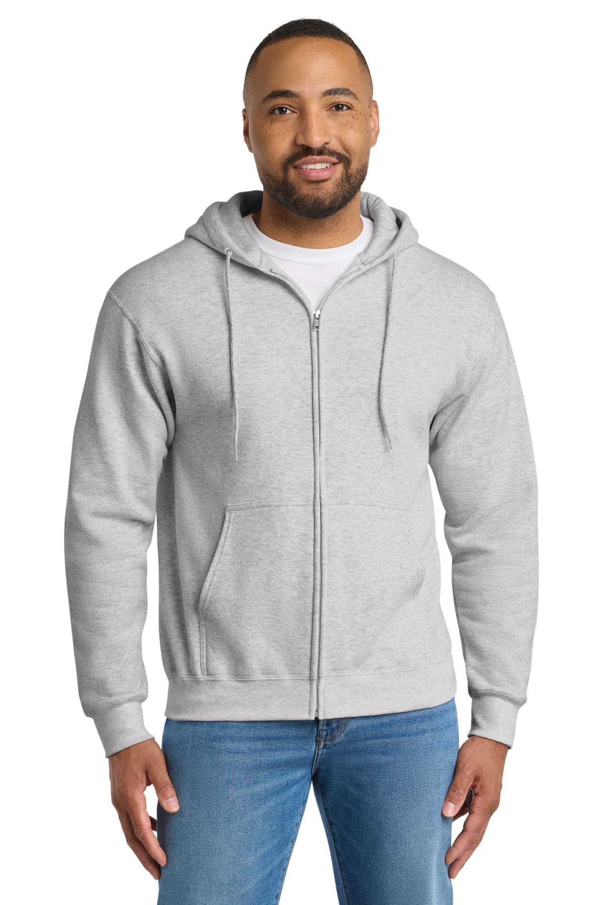 Port & Co  Tall Essential Fleece Full-Zip Hooded Sweatshirt