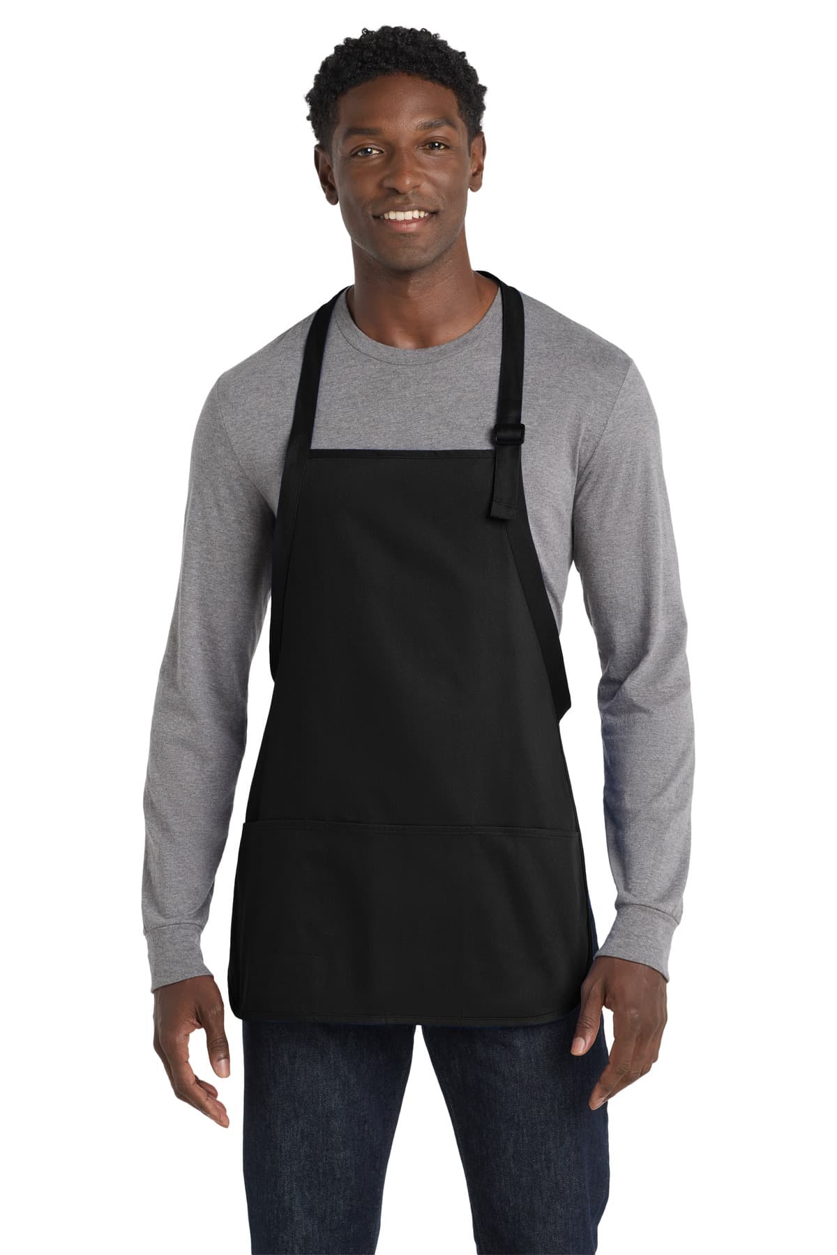 Port Authority ® Medium-Length Apron with Pouch Pockets