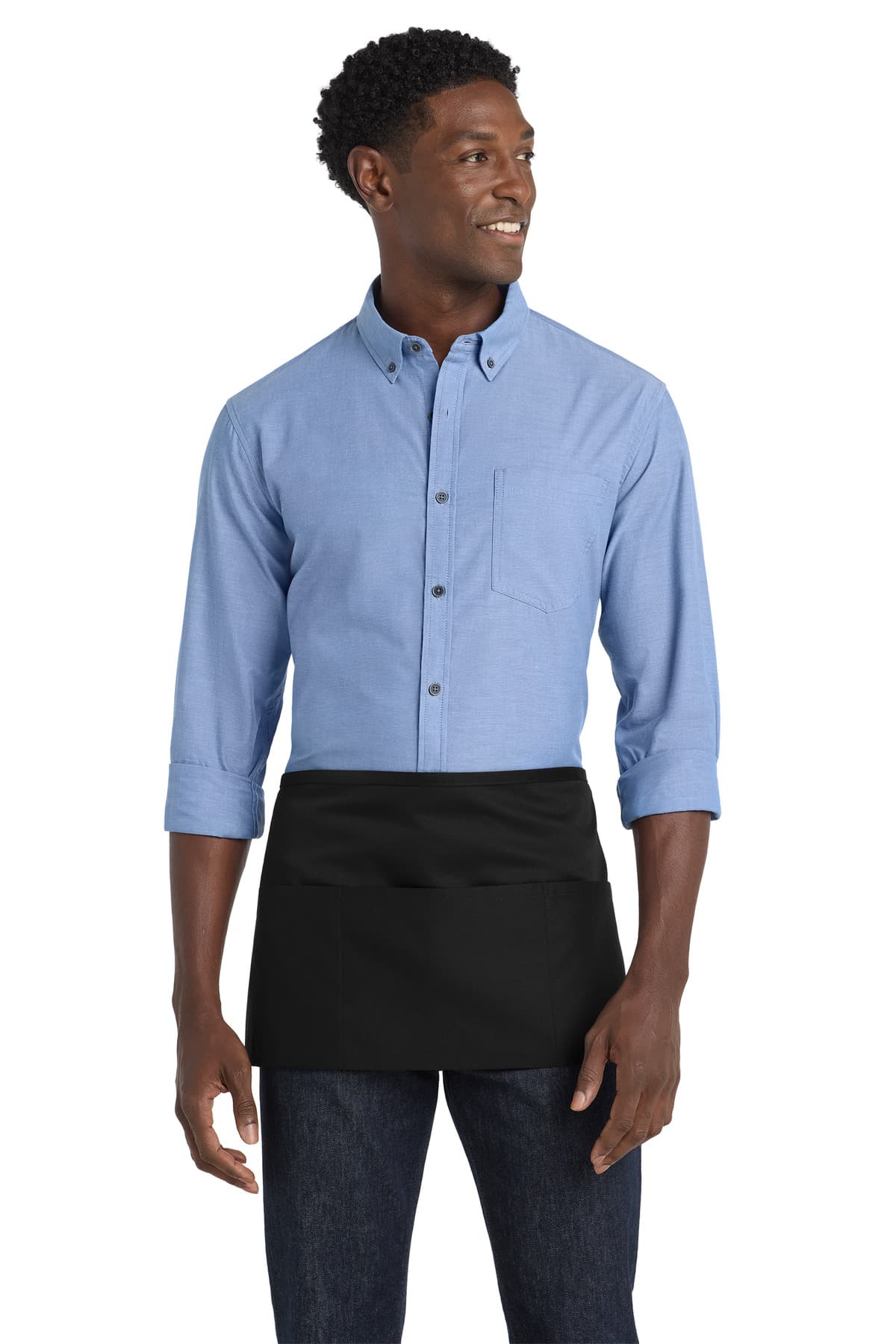 Port Authority ® Easy Care Waist Apron with Stain Release — Black