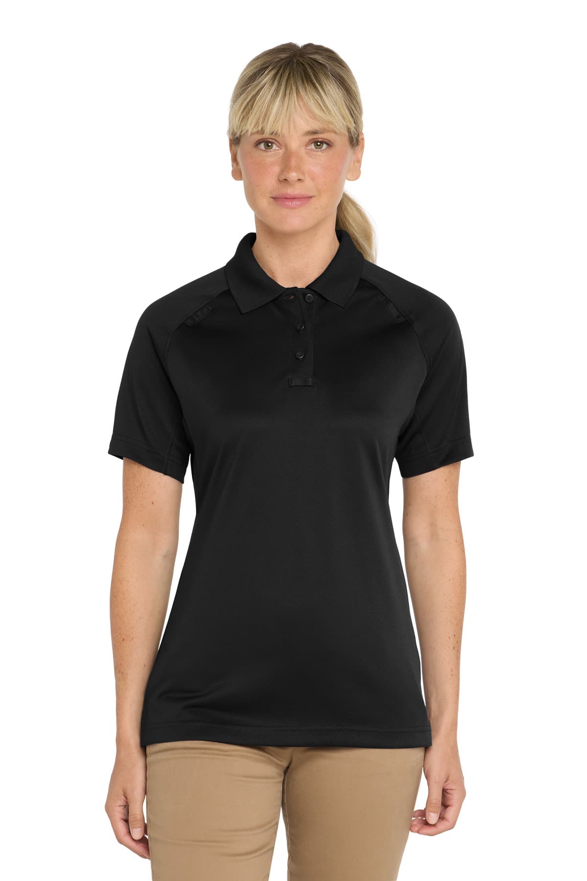 CornerStone ® Women's Select Snag-Proof Tactical Polo — Black