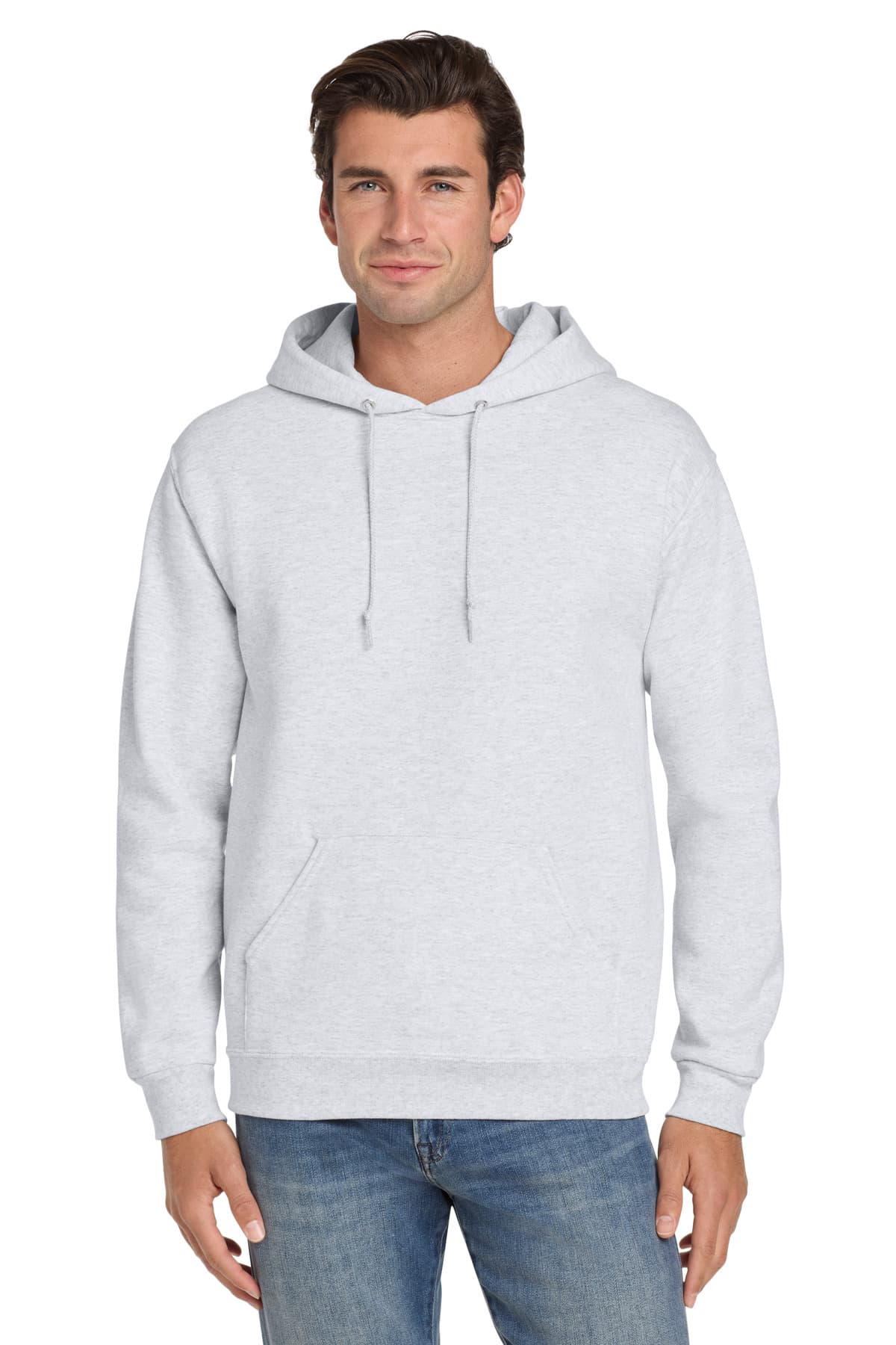 Jerzees ® Super Sweats ® NuBlend ® - Pullover Hooded Sweatshirt — Ash
