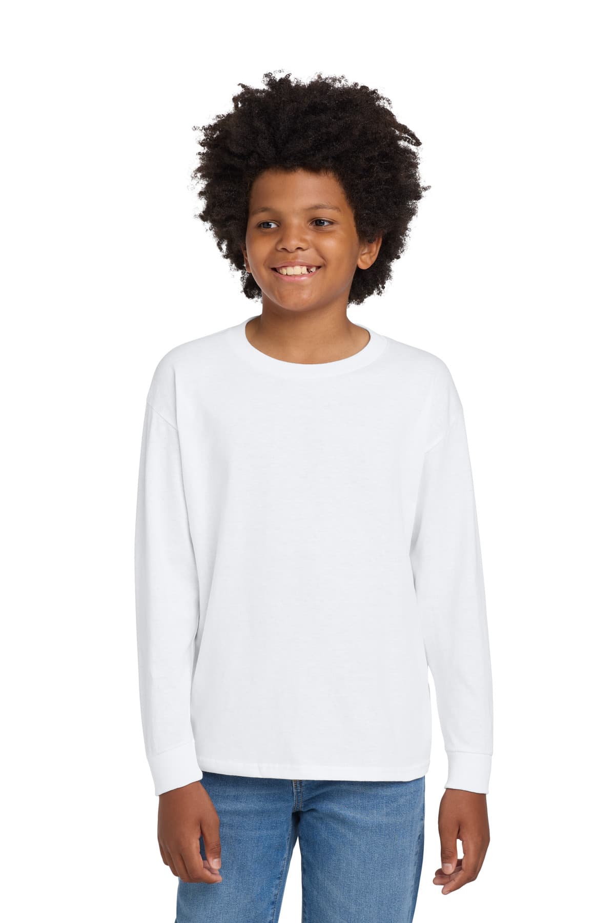 Gildan ® Youth Heavy Cotton  100% Cotton Long Sleeve T-Shirt