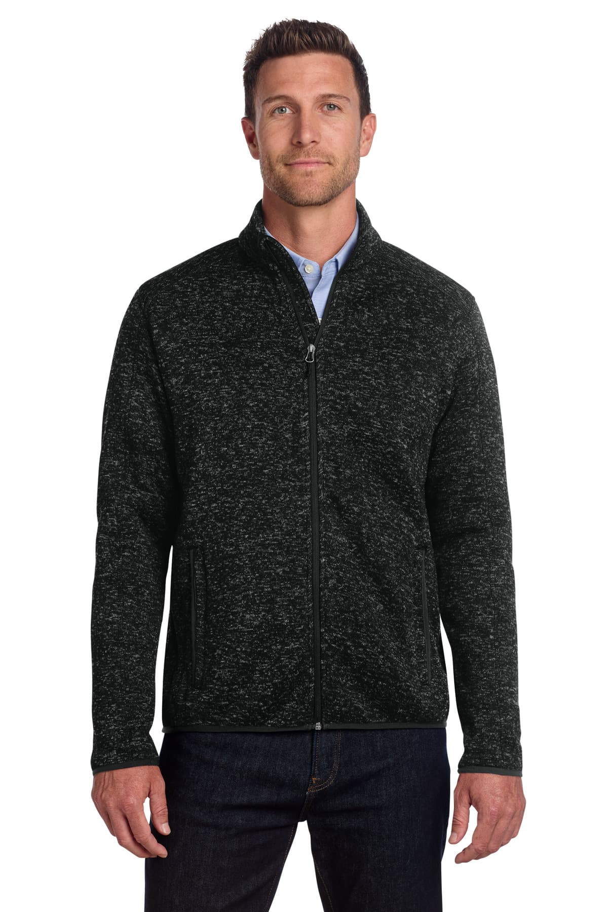 Port Authority ® Sweater Fleece Jacket