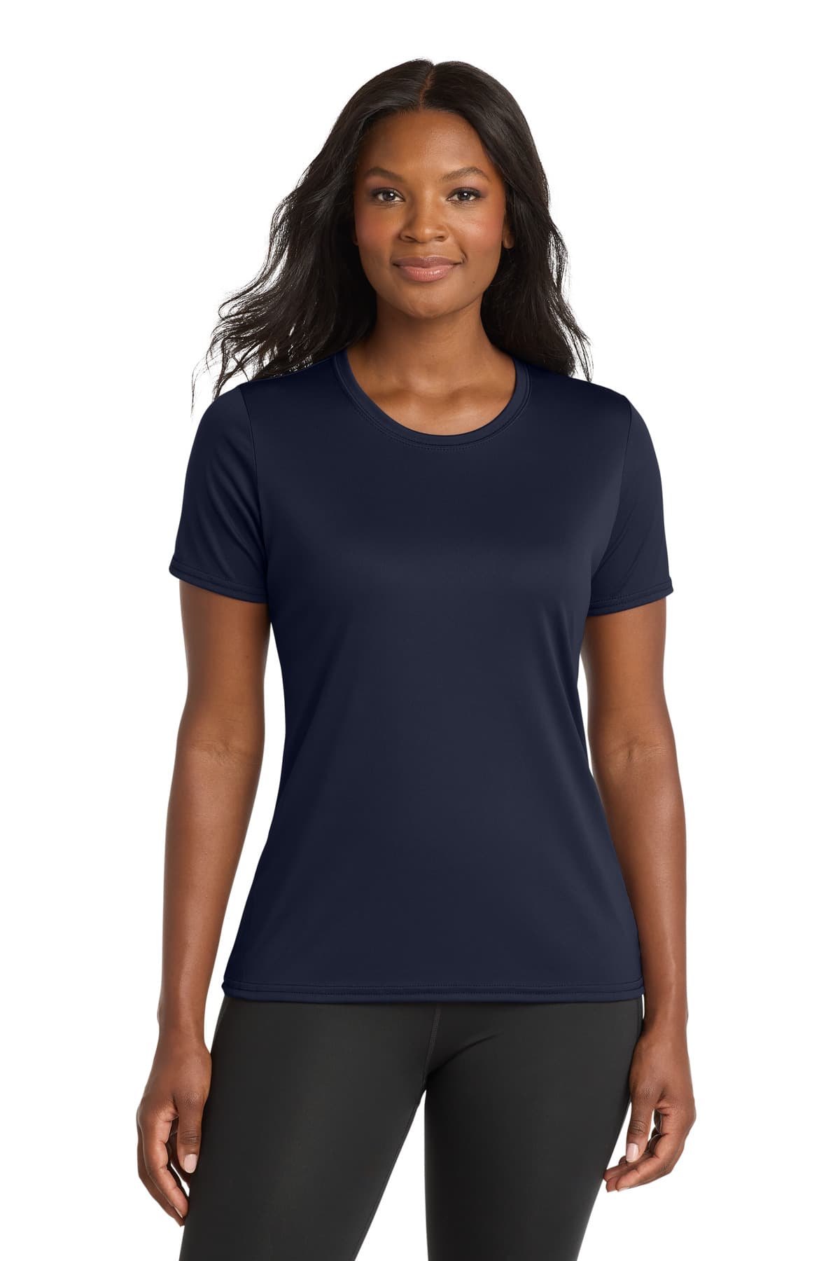 Port & Co  Women's Performance Tee — Deep Navy
