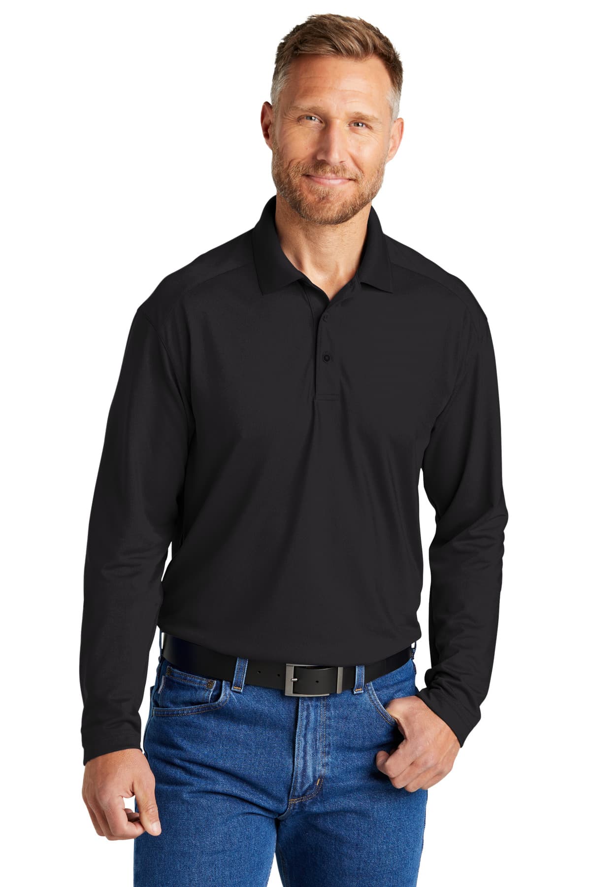 CornerStone ® Select Lightweight Snag-Proof Long Sleeve Polo
