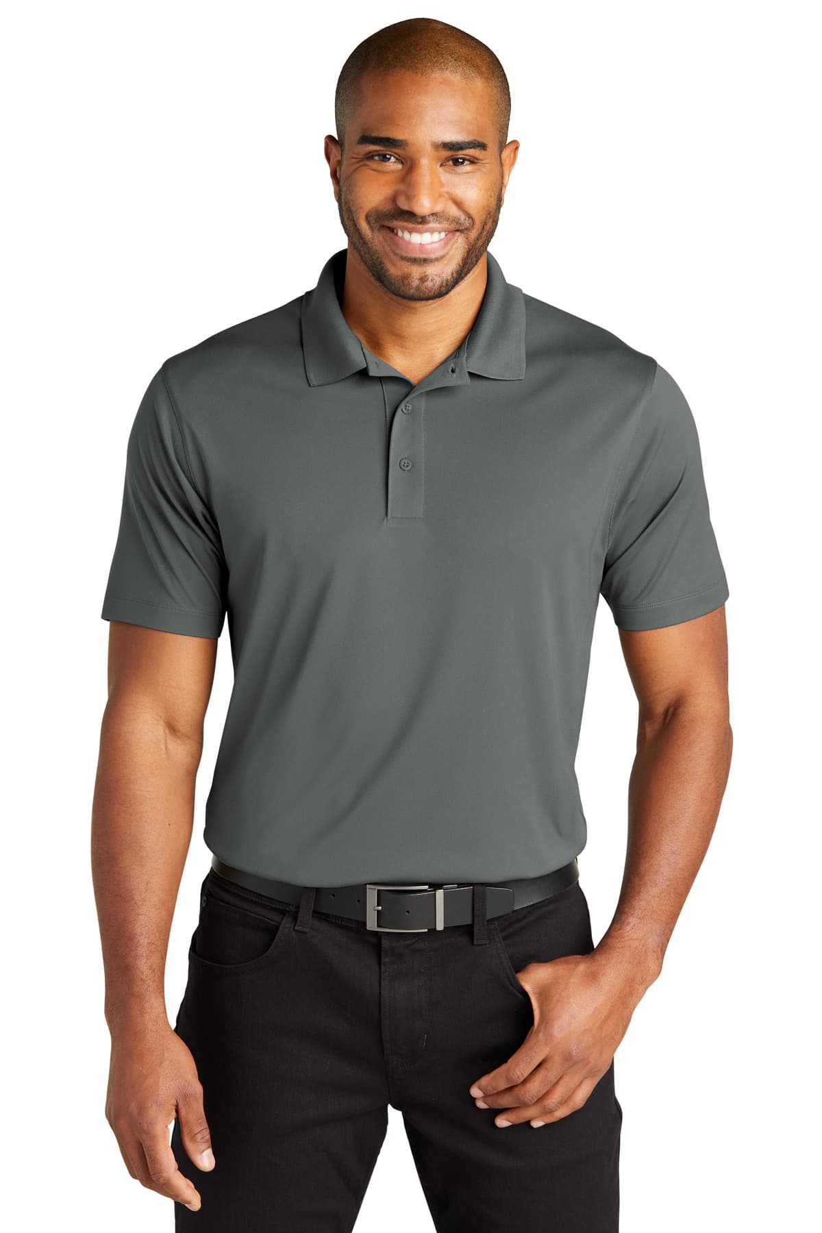 Port Authority ® C-FREE ® Performance Polo — Smoke Grey
