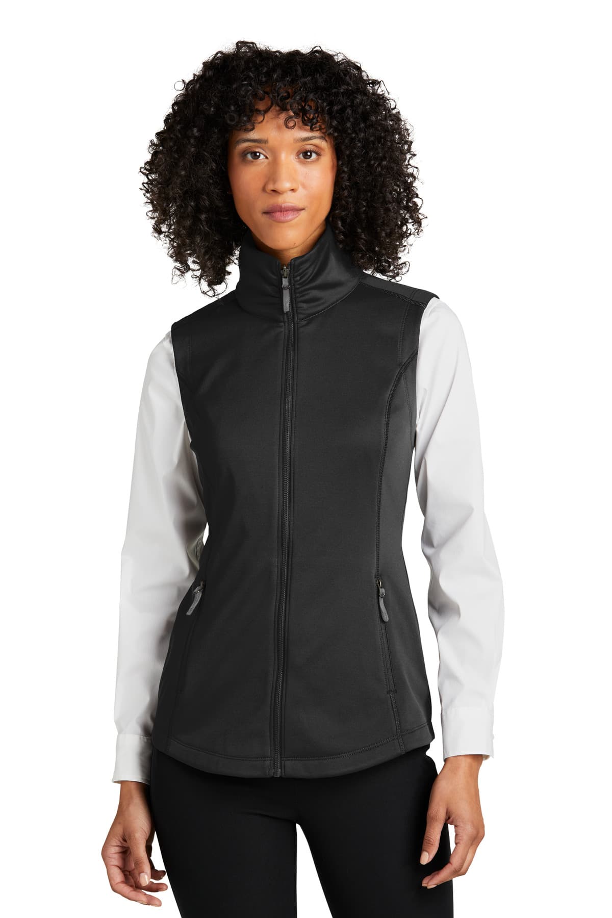 Port Authority ® Women's Collective Smooth Fleece Vest — Deep Black