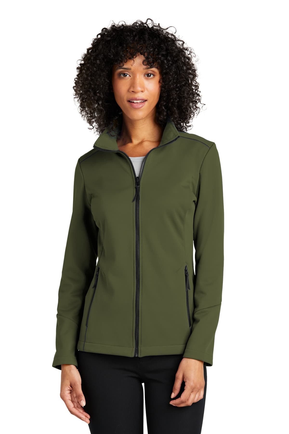 Port Authority ® Women's Collective Tech Soft Shell Jacket — Olive Green