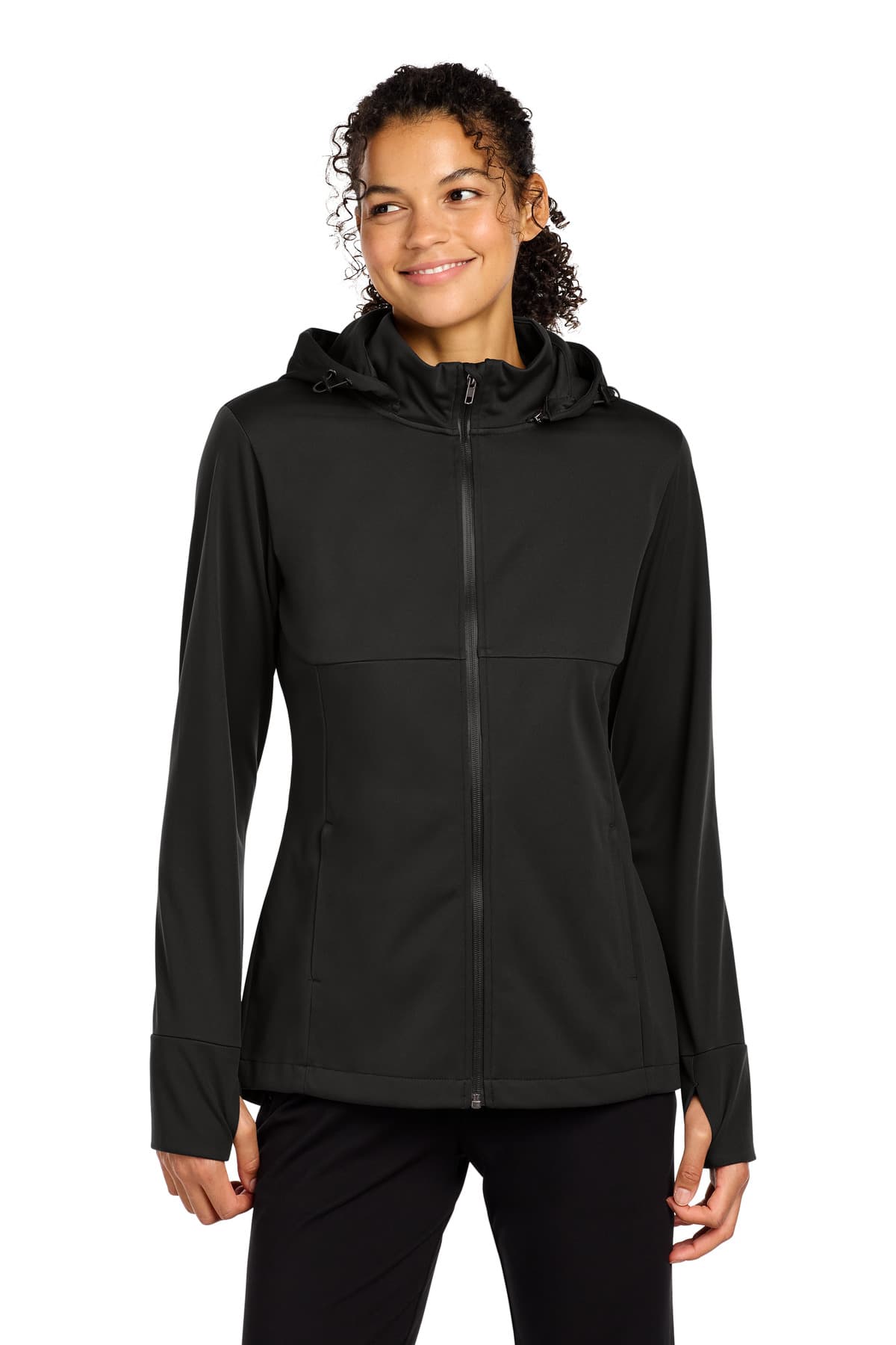 Sport-Tek ® Women's Hooded Soft Shell Jacket