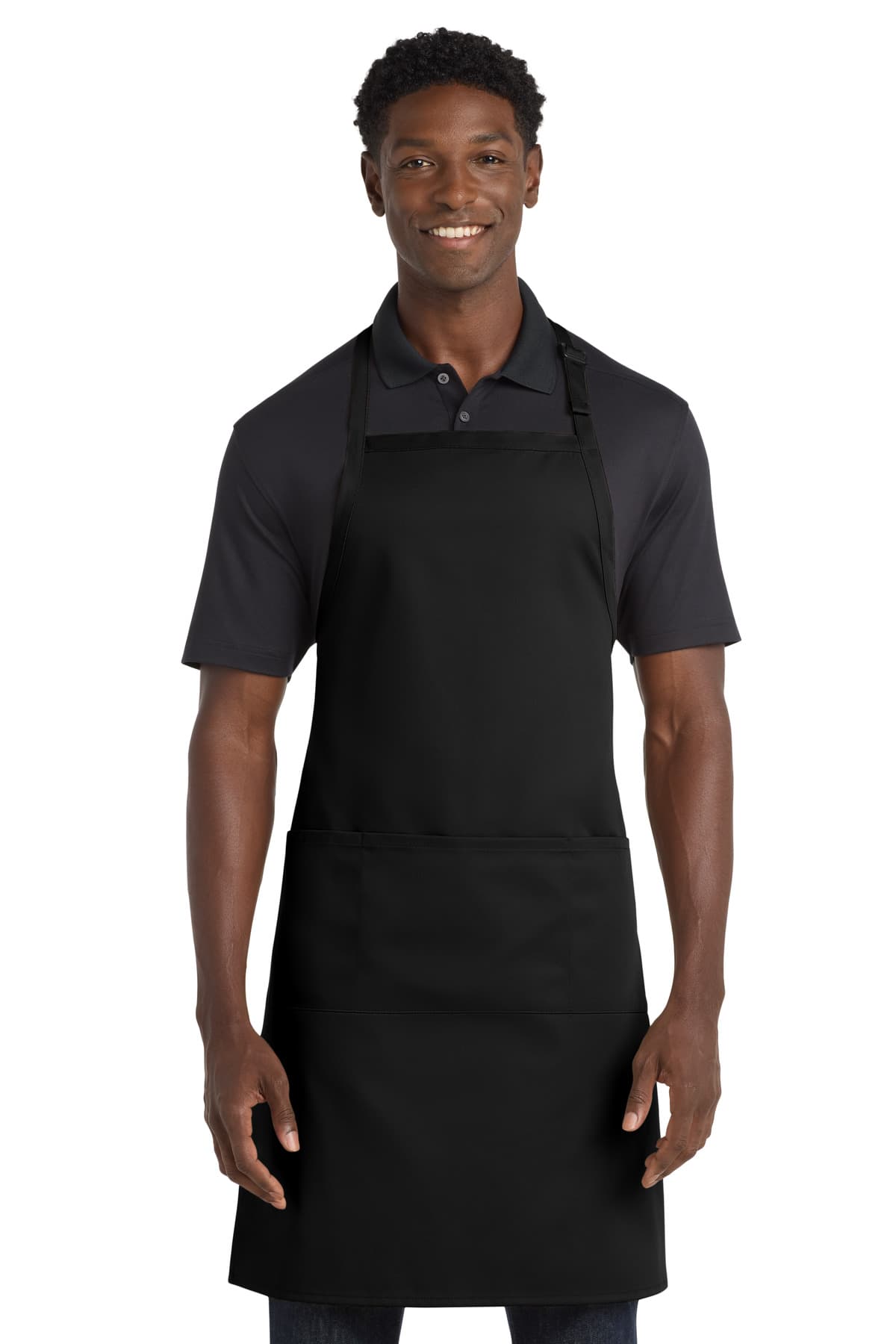 Port Authority ® Easy Care Extra Long Bib Apron with Stain Release