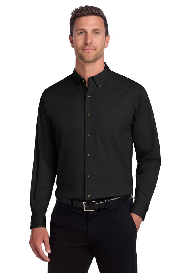 Port Authority ® Tall Long Sleeve Twill Shirt
