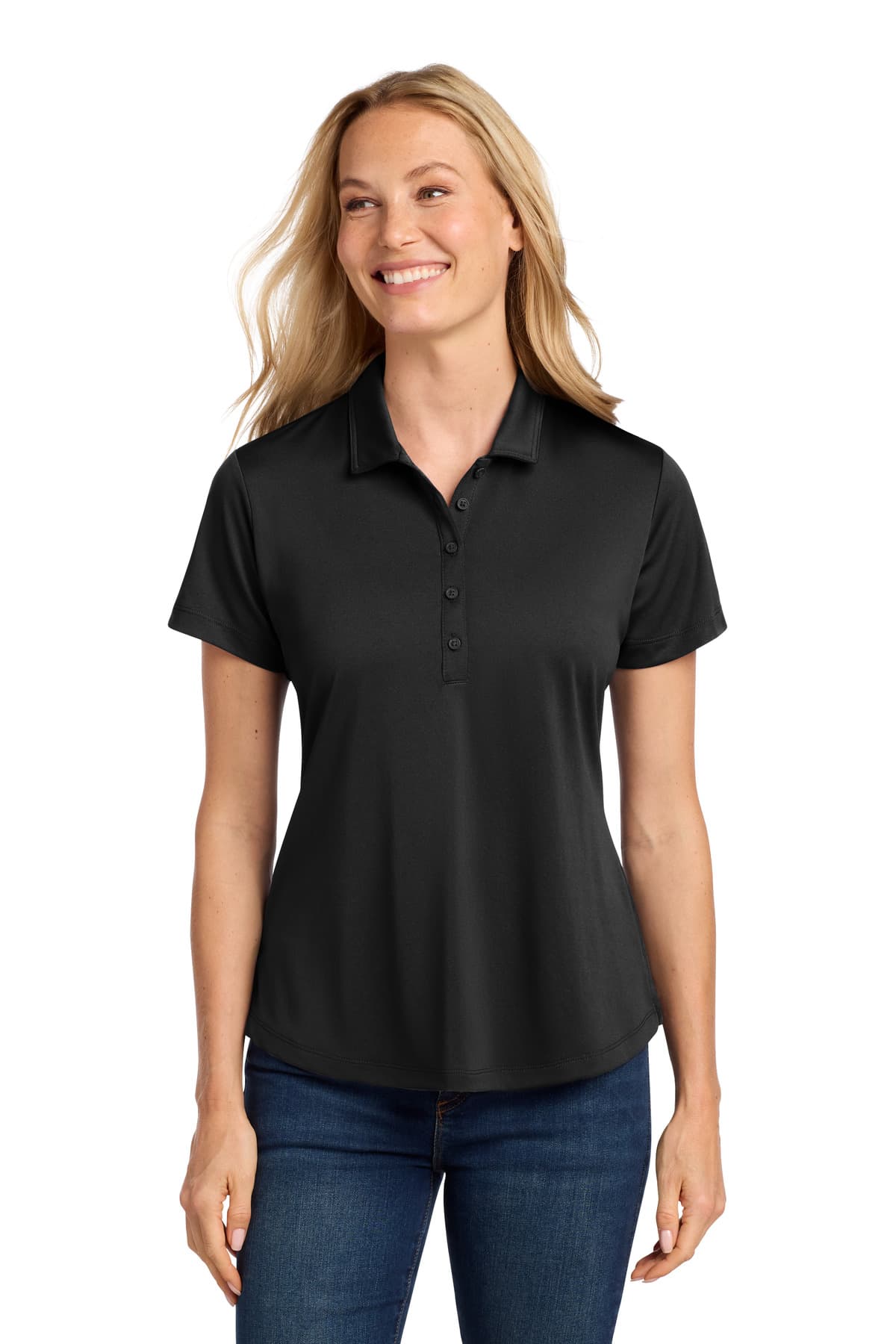 Port Authority ® Women's C-FREE ® Snag-Proof Polo — Deep Black
