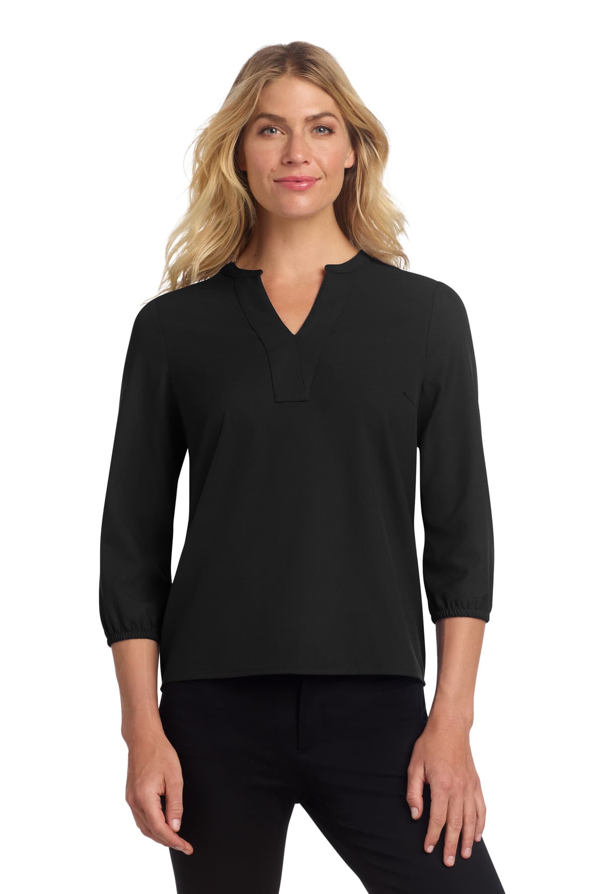 Mercer+Mettle ® Women's Stretch Crepe 3/4-Sleeve Blouse