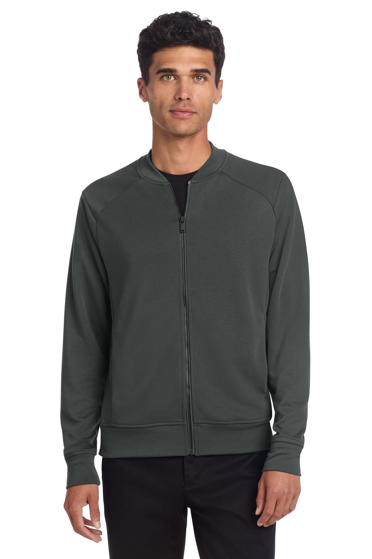 Mercer+Mettle ® Double-Knit Bomber — Anchor Grey