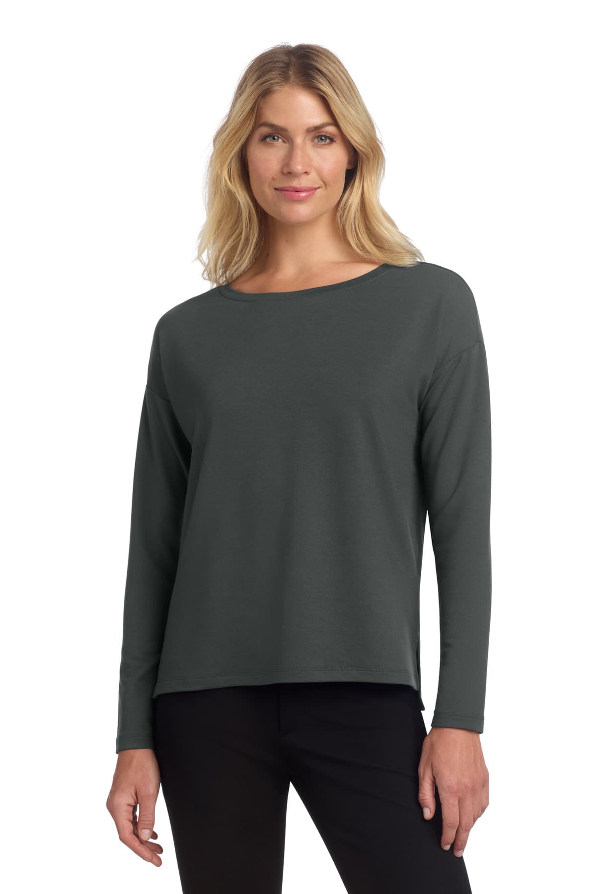 Mercer+Mettle ® Women's Stretch Drop Shoulder Pullover — Anchor Grey