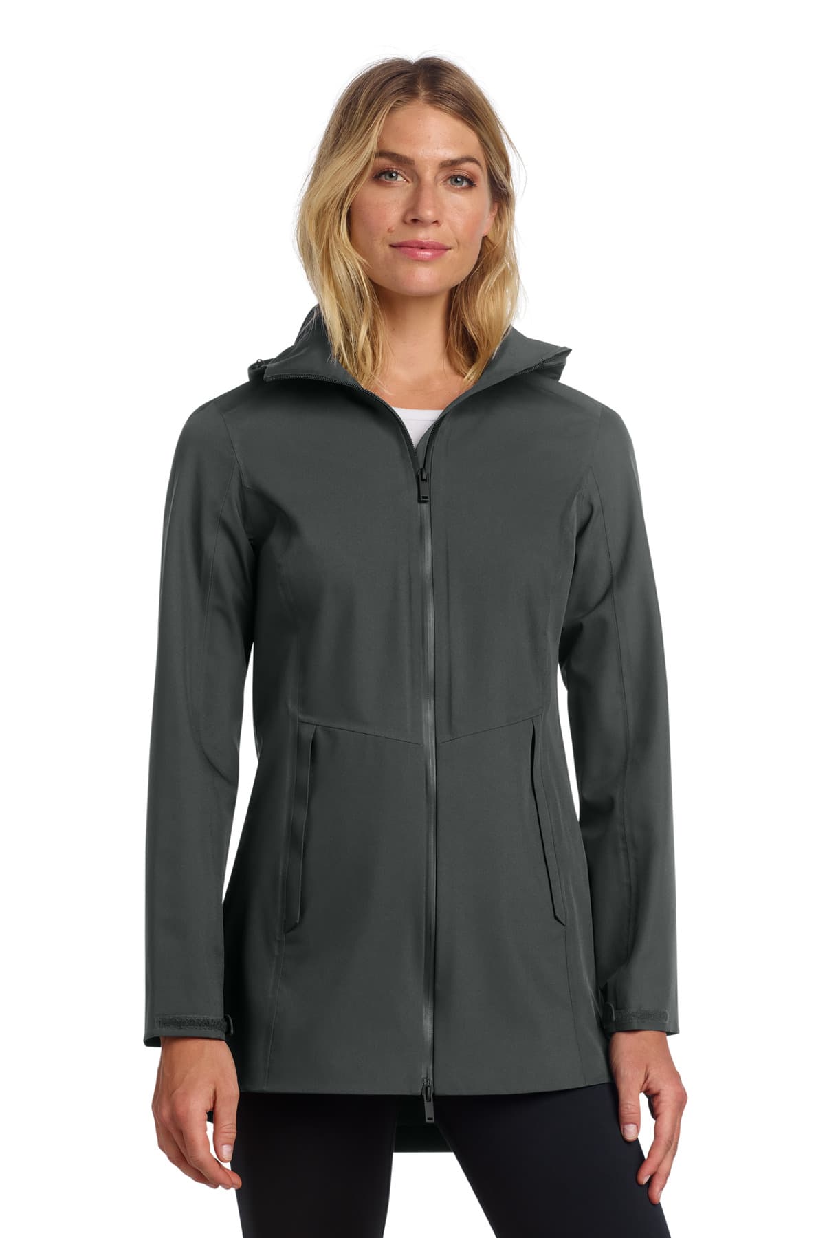Mercer+Mettle ® Women's Waterproof Rain Shell — Anchor Grey
