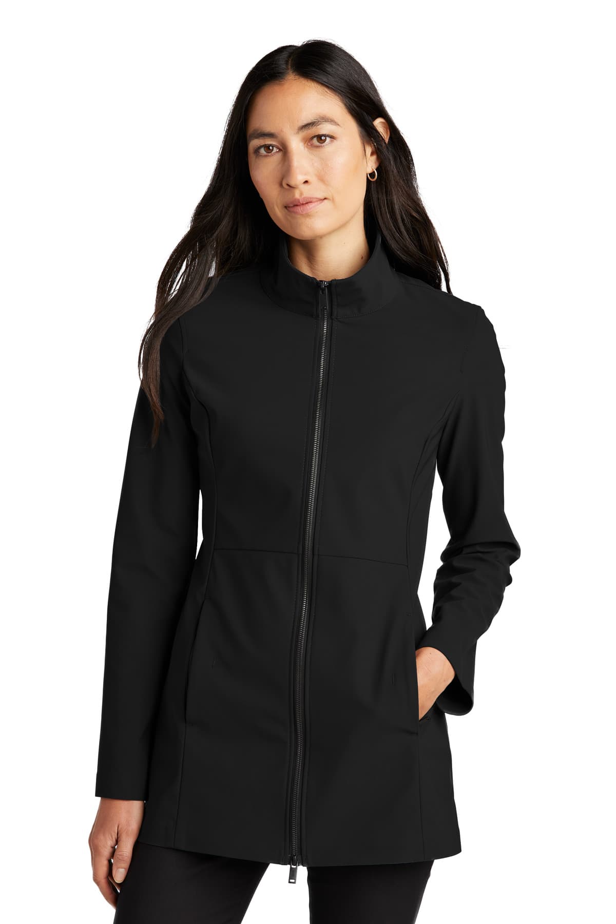 Mercer+Mettle ® Women's Faille Soft Shell — Deep Black