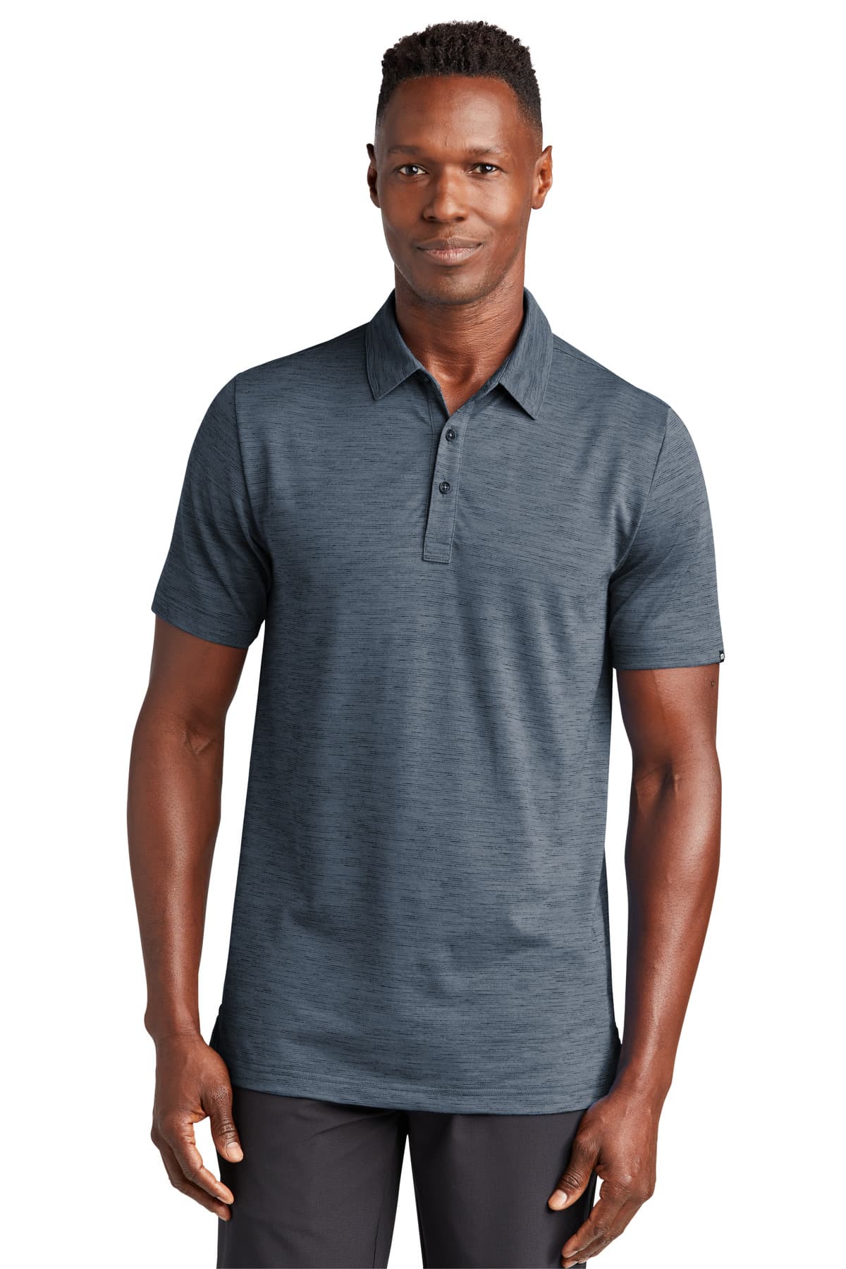 TravisMathew Auckland Slub Polo — Blue Nights