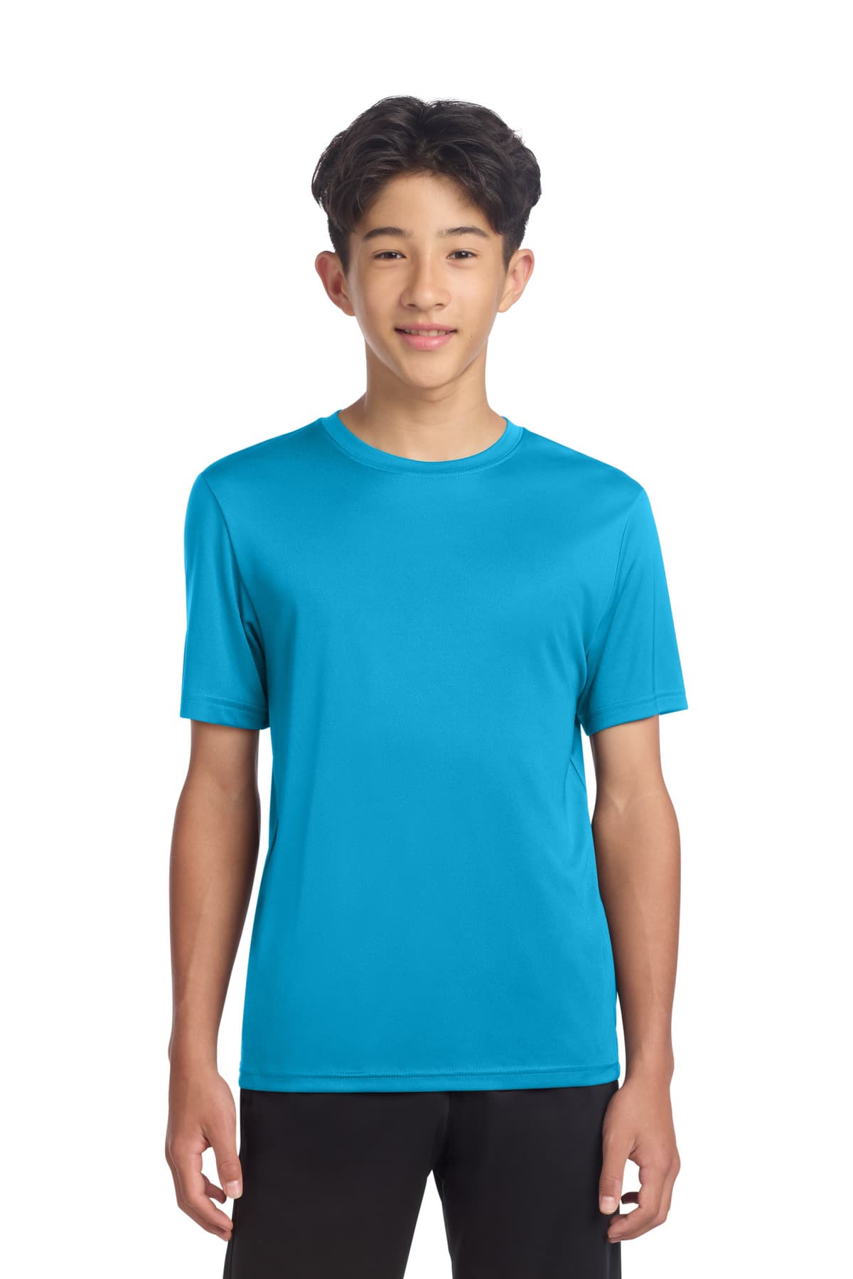 Sport-Tek ® Youth PosiCharge ® Re-Compete Tee — Atomic Blue