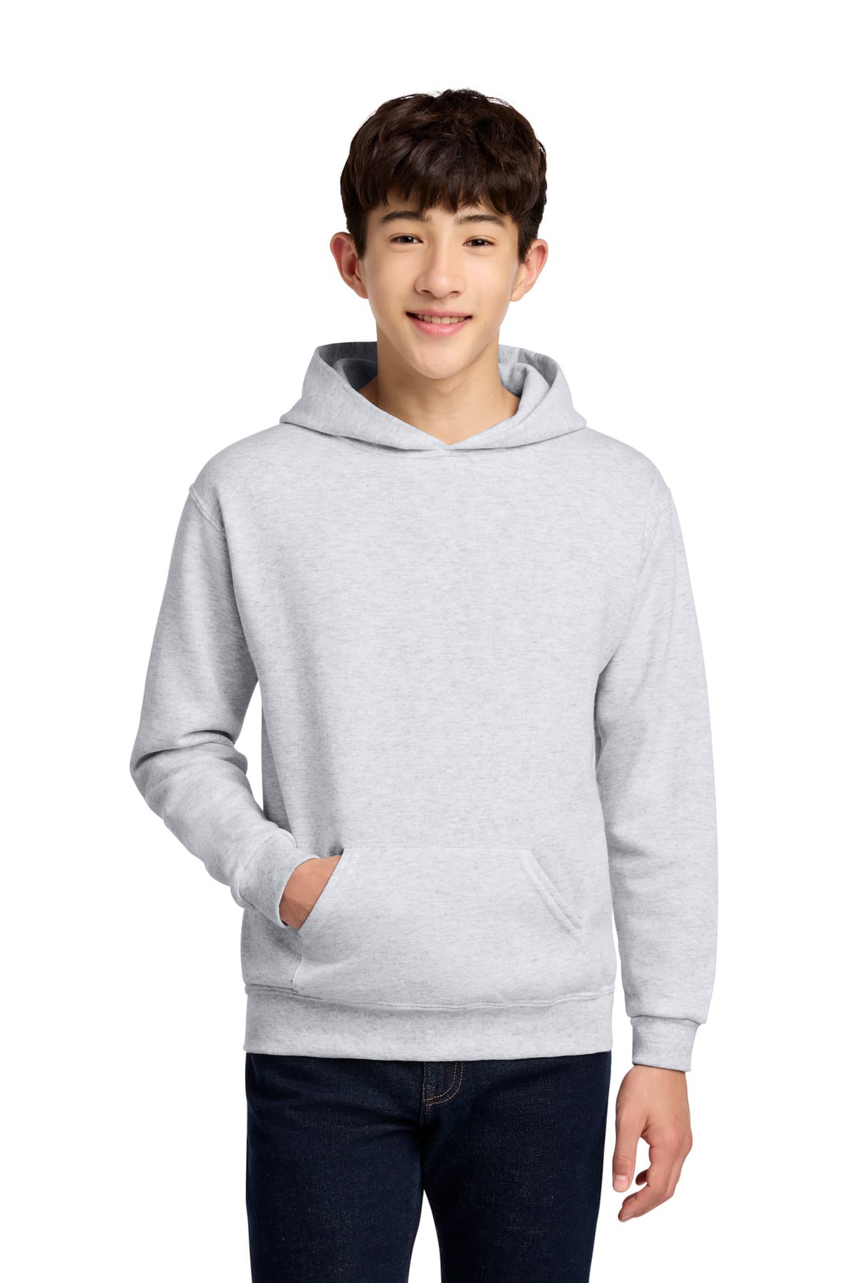 Jerzees ® - Youth NuBlend ® Pullover Hooded Sweatshirt — Ash