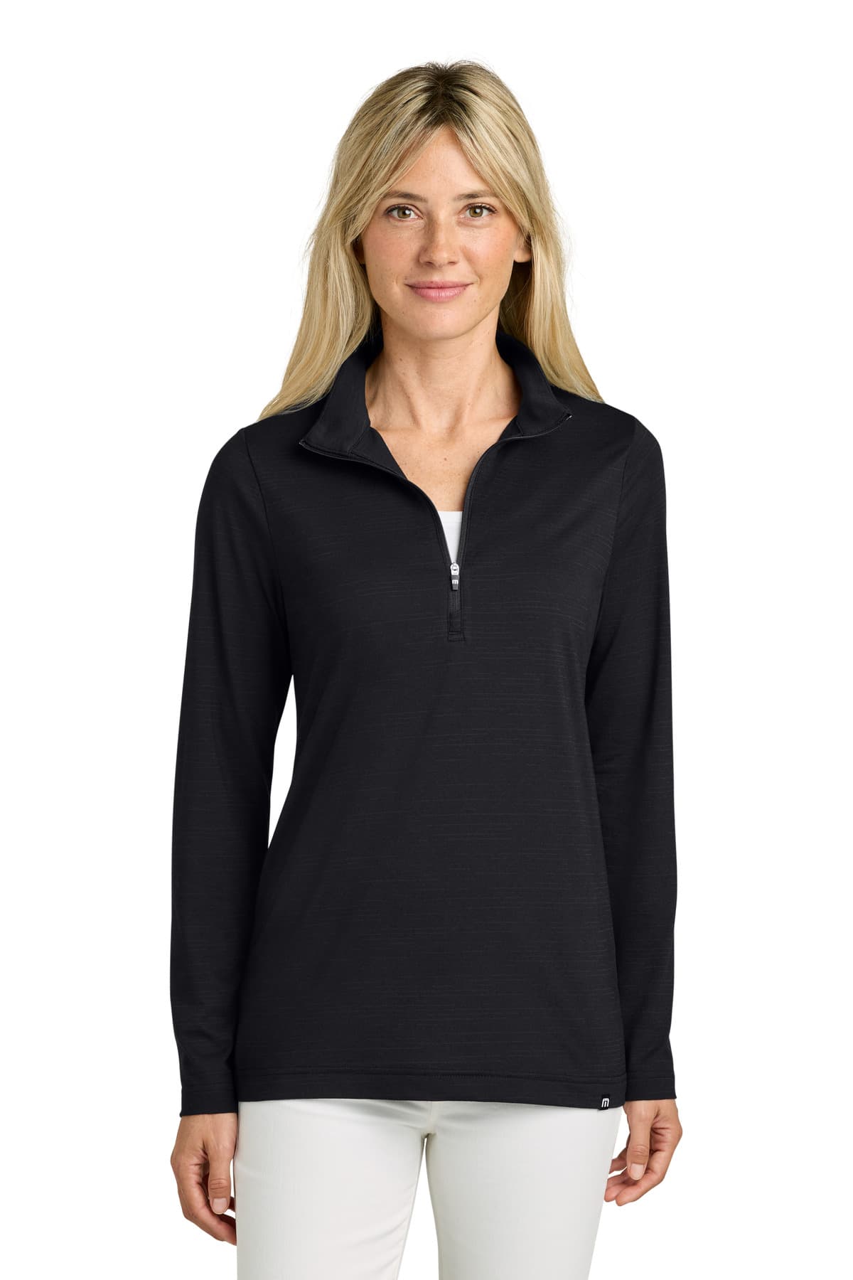 TravisMathew Women's Crestview 1/4-Zip — Black
