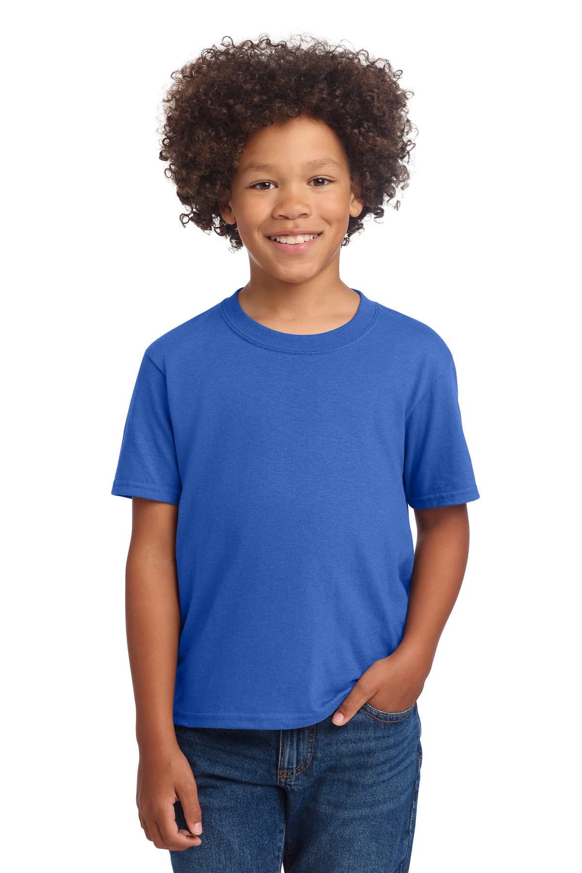 Port & Co  Youth Core Cotton DTG Tee — Royal