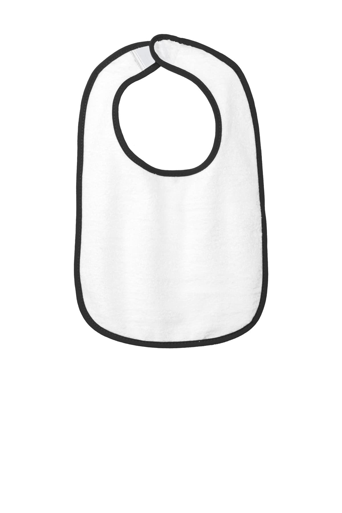 Rabbit Skins  Infant Contrast Trim Terry Bib