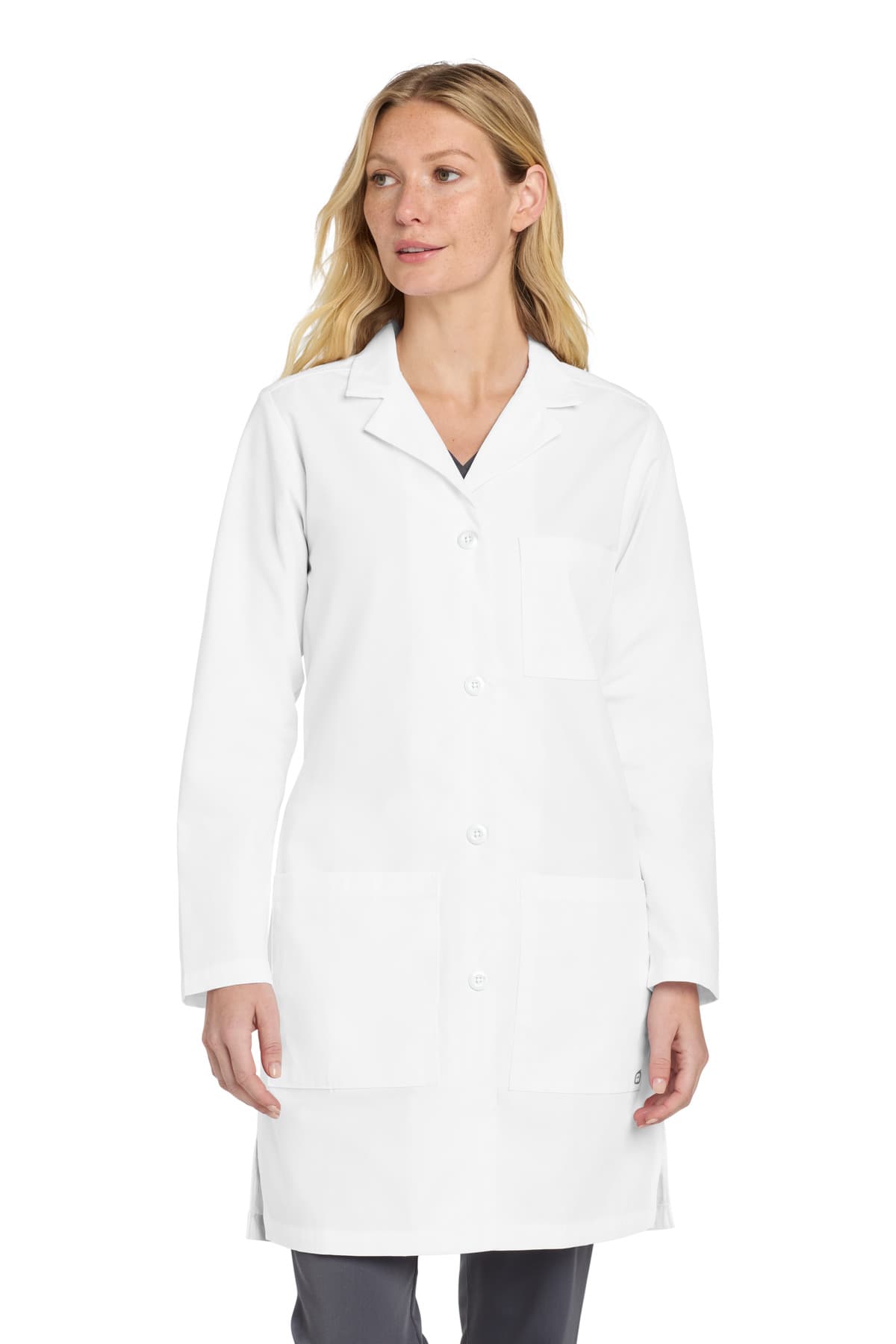 Wink ® Women's Long Lab Coat — White