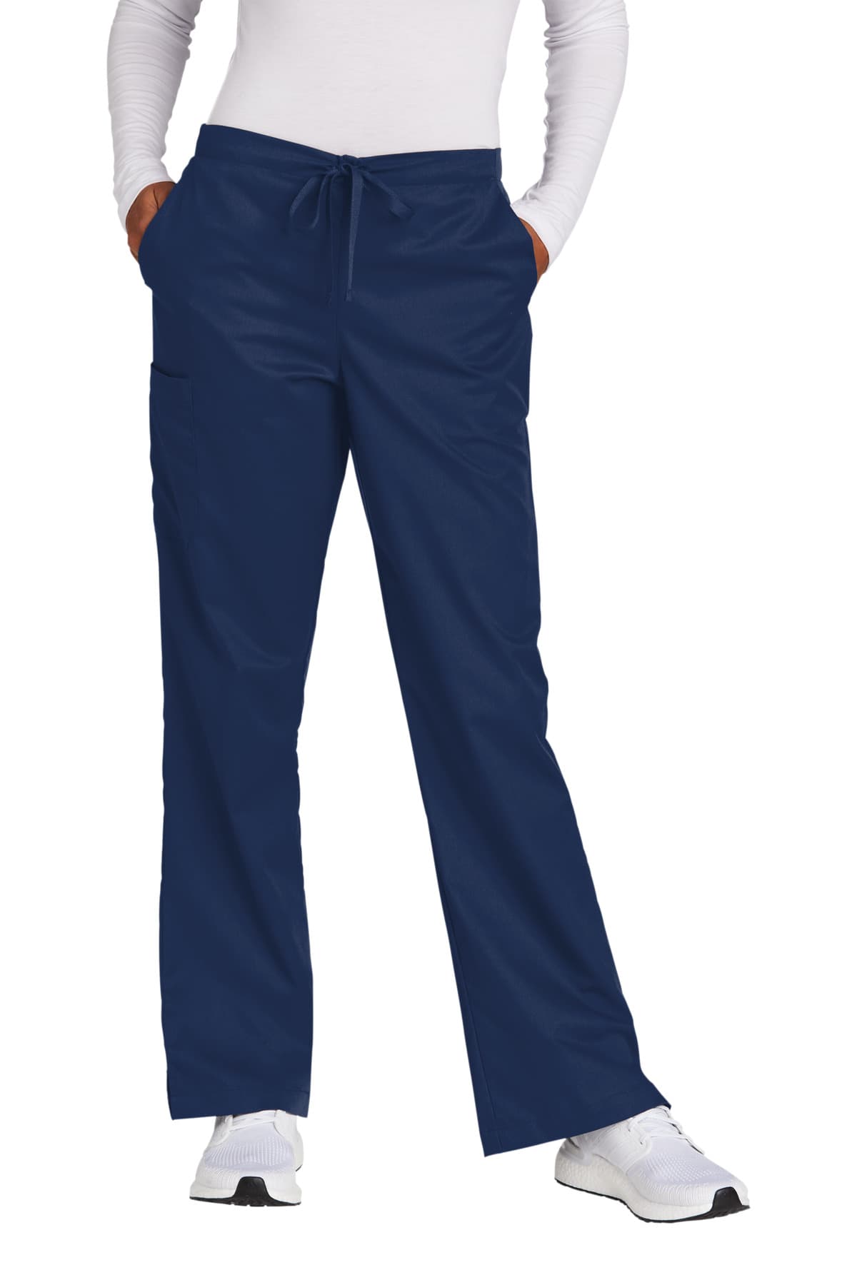 Wink ® Women's Petite WorkFlex Flare Leg Cargo Pant — Navy