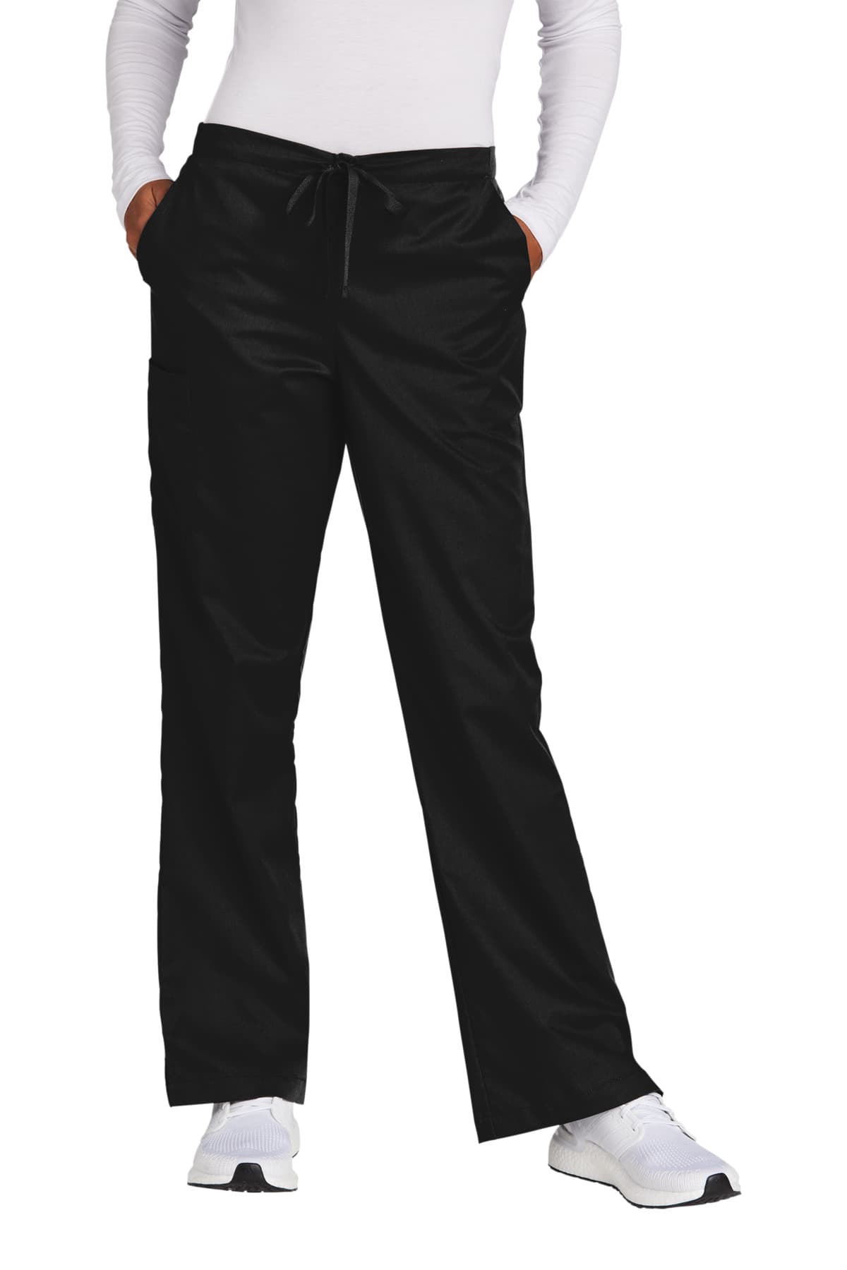 Wink ® Women's WorkFlex Flare Leg Cargo Pant — Black