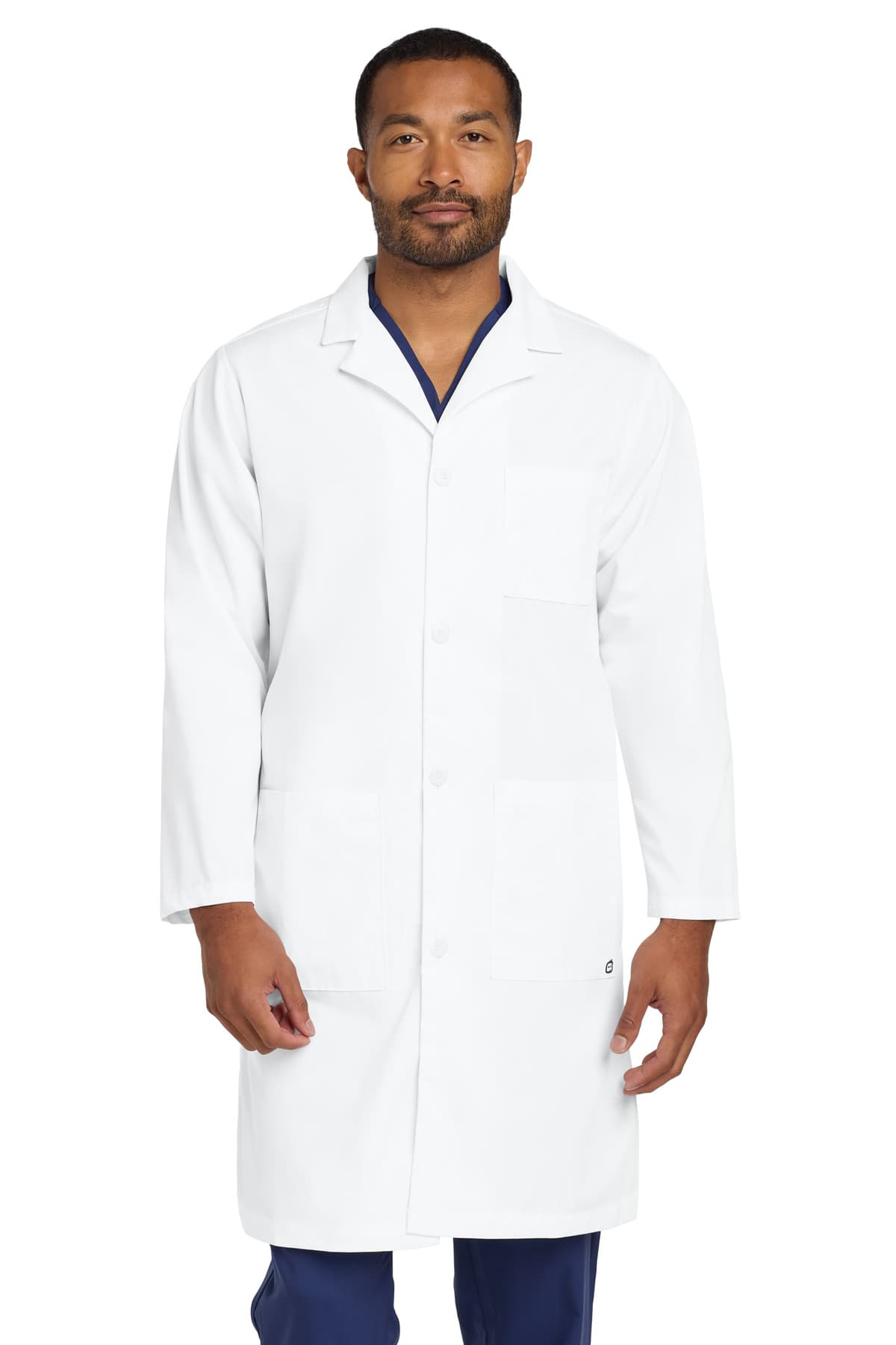 Wink ® Men's Long Lab Coat — White